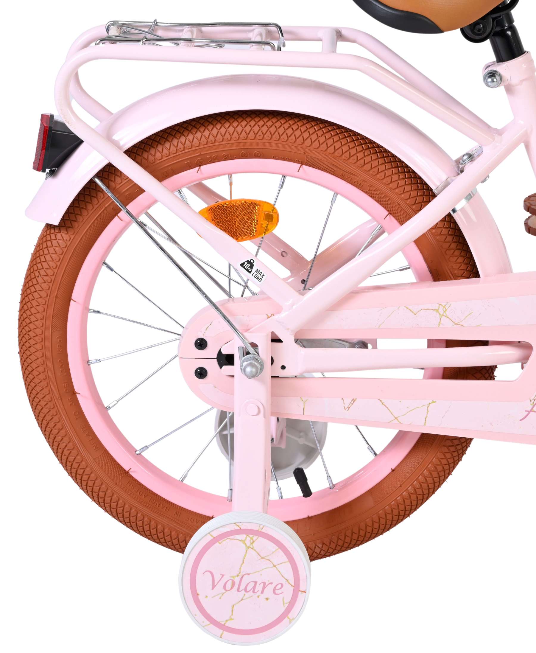 Volare Ashley Kinderfiets - Meisjes - 16 inch - Roze 2 Volare Ashley Kinderfiets - Meisjes - 16 inch - Roze - Afbeelding 2