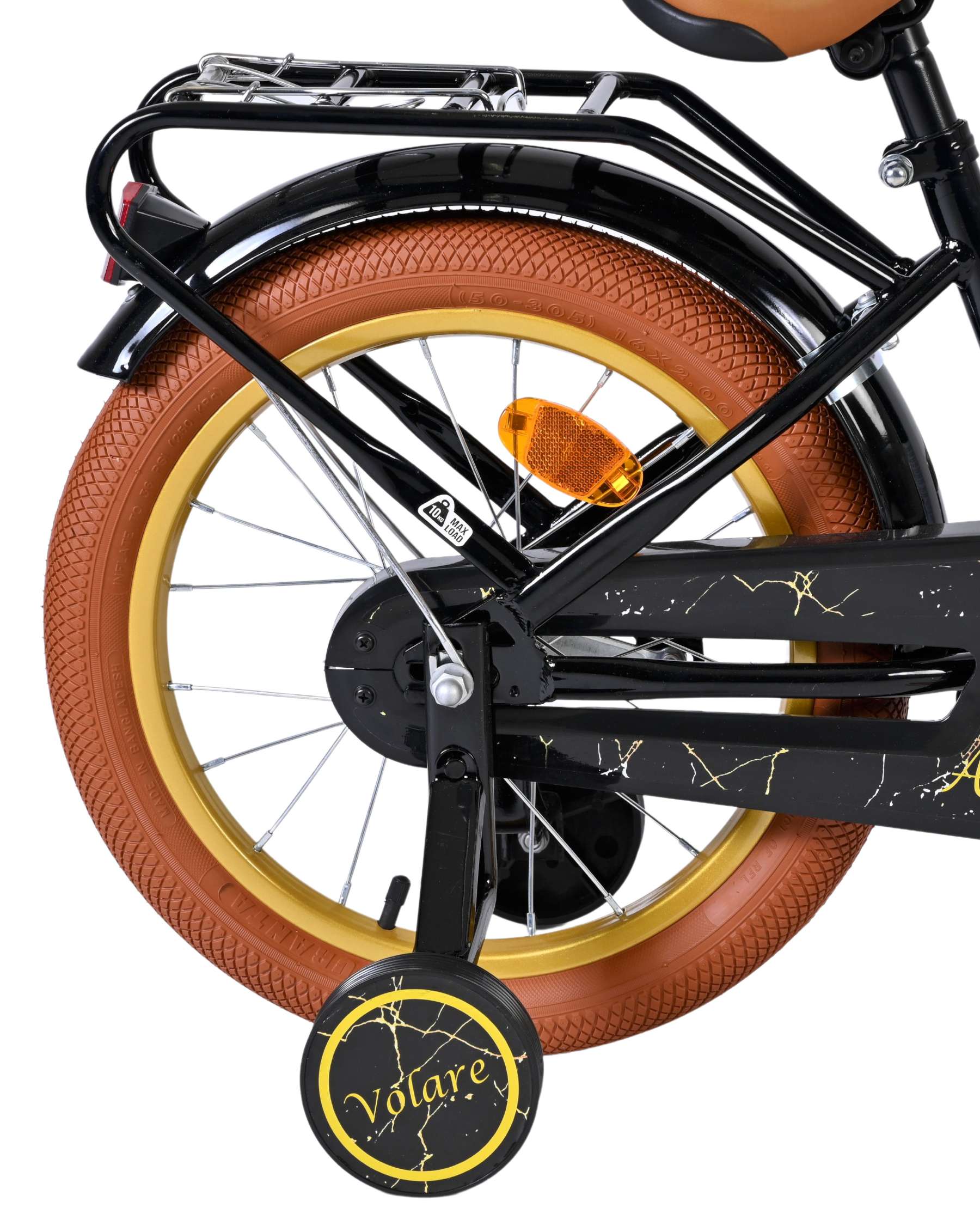 Volare Ashley Kinderfiets - Meisjes - 16 inch - Zwart 2 Volare Ashley Kinderfiets - Meisjes - 16 inch - Zwart - Afbeelding 2