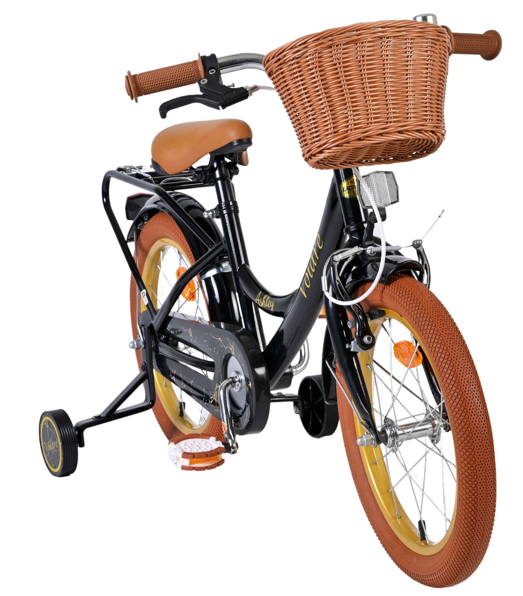 Volare Ashley Kinderfiets - Meisjes - 16 inch - Zwart 5 Volare Ashley Kinderfiets - Meisjes - 16 inch - Zwart - Afbeelding 5