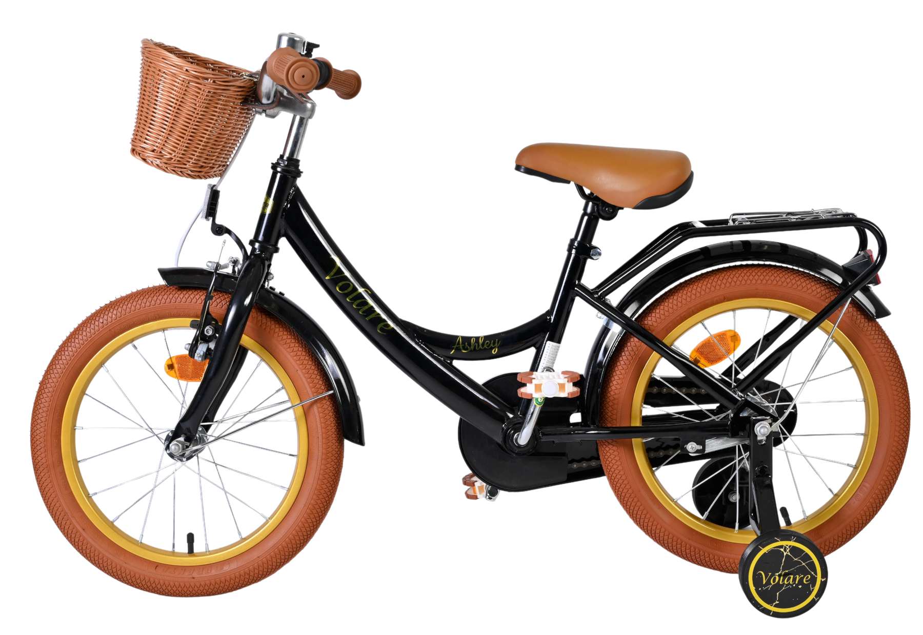 Volare Ashley Kinderfiets - Meisjes - 16 inch - Zwart 7 Volare Ashley Kinderfiets - Meisjes - 16 inch - Zwart - Afbeelding 7