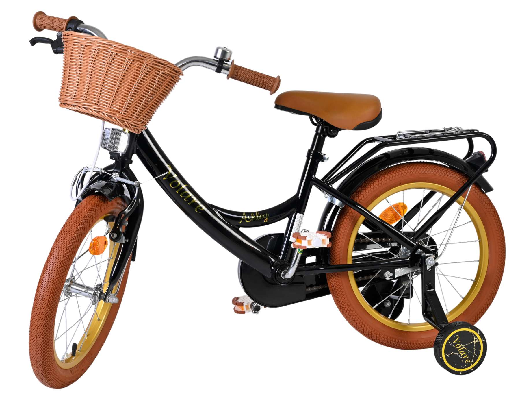 Volare Ashley Kinderfiets - Meisjes - 16 inch - Zwart 8 Volare Ashley Kinderfiets - Meisjes - 16 inch - Zwart - Afbeelding 8