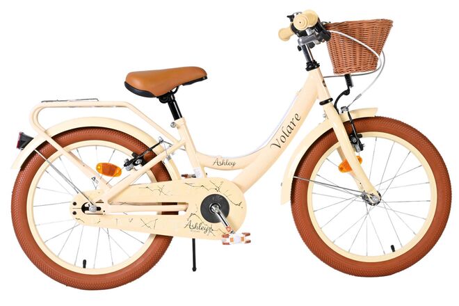 Volare Ashley Kinderfiets - Meisjes - 18 inch - Creme - Twee handremmen 1 Volare Ashley Kinderfiets - Meisjes - 18 inch - Creme - Twee handremmen