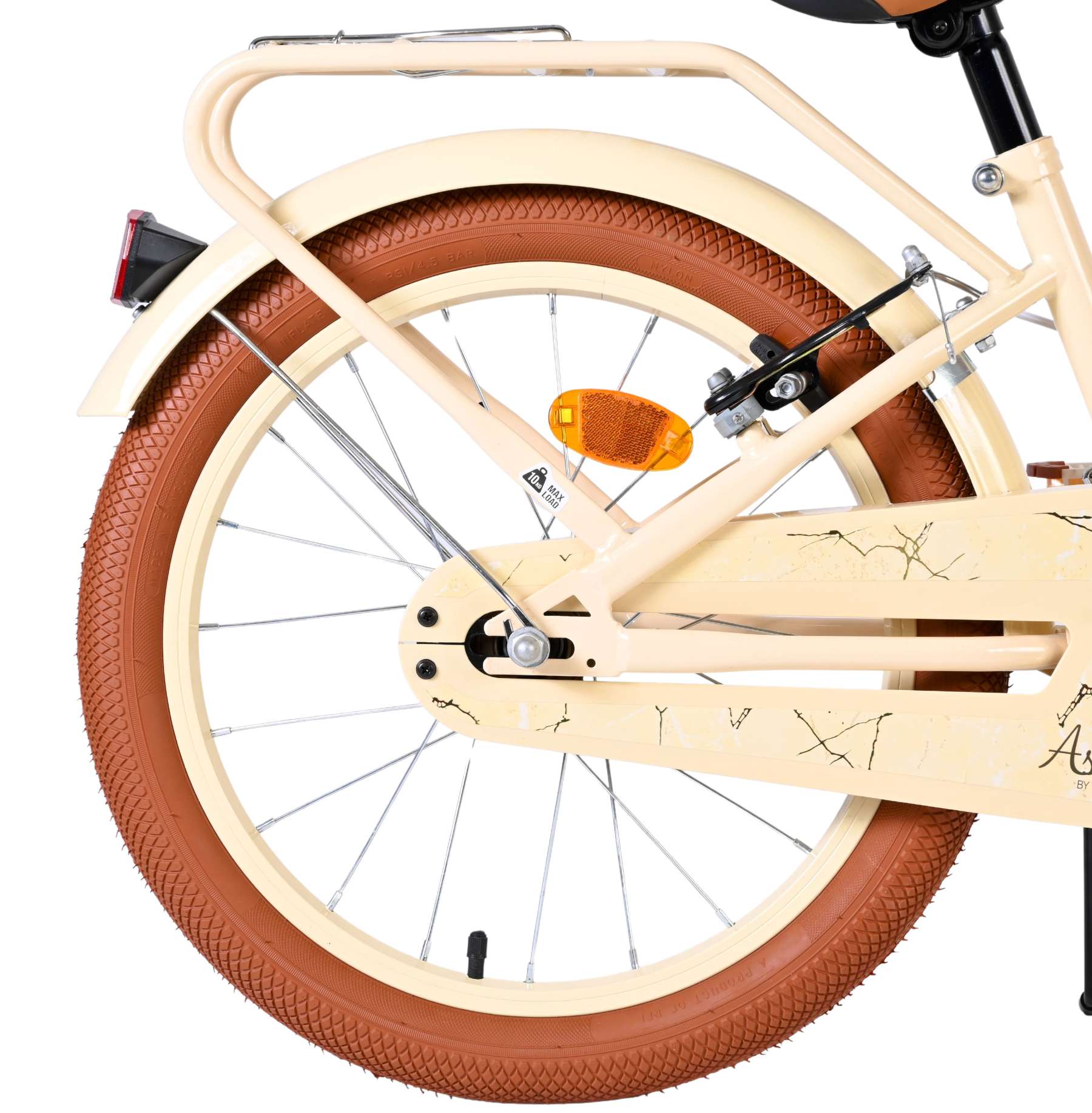 Volare Ashley Kinderfiets - Meisjes - 18 inch - Creme - Twee handremmen 2 Volare Ashley Kinderfiets - Meisjes - 18 inch - Creme - Twee handremmen - Afbeelding 2