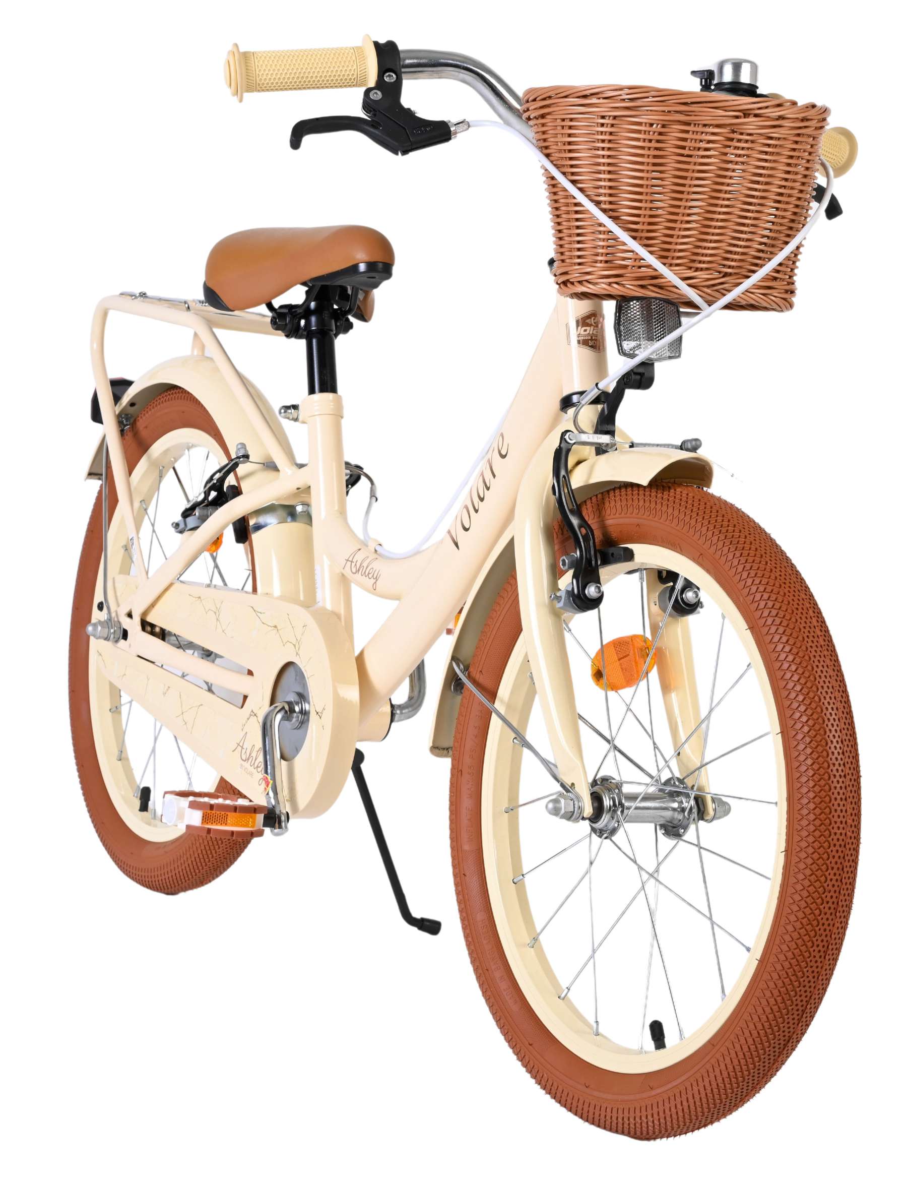Volare Ashley Kinderfiets - Meisjes - 18 inch - Creme - Twee handremmen 5 Volare Ashley Kinderfiets - Meisjes - 18 inch - Creme - Twee handremmen - Afbeelding 5