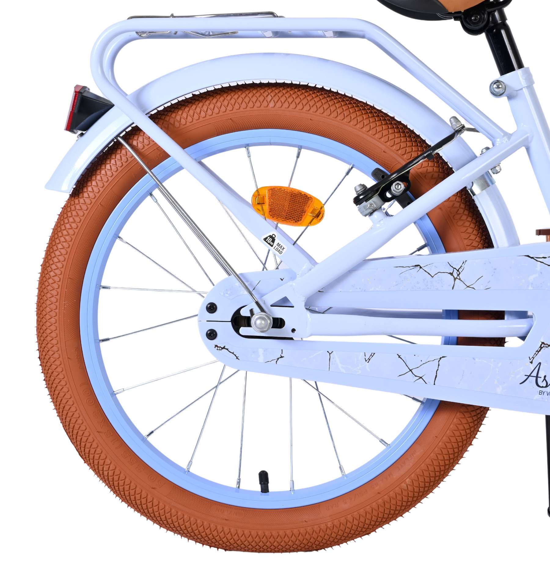 Volare Ashley Kinderfiets - Meisjes - 18 inch - Pastel Blauw - Twee handremmen 2 Volare Ashley Kinderfiets - Meisjes - 18 inch - Pastel Blauw - Twee handremmen - Afbeelding 2