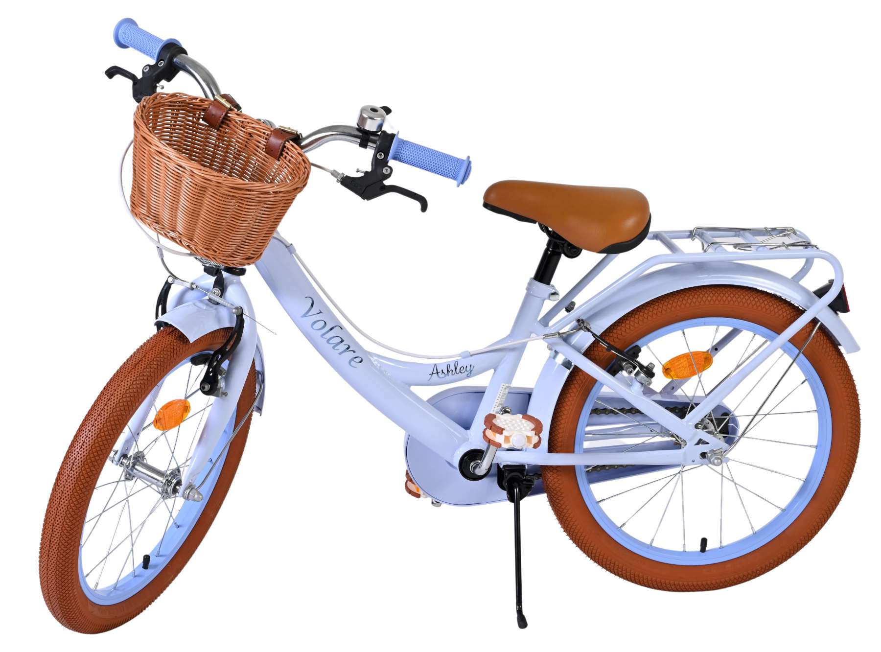 Volare Ashley Kinderfiets - Meisjes - 18 inch - Pastel Blauw - Twee handremmen 8 Volare Ashley Kinderfiets - Meisjes - 18 inch - Pastel Blauw - Twee handremmen - Afbeelding 8
