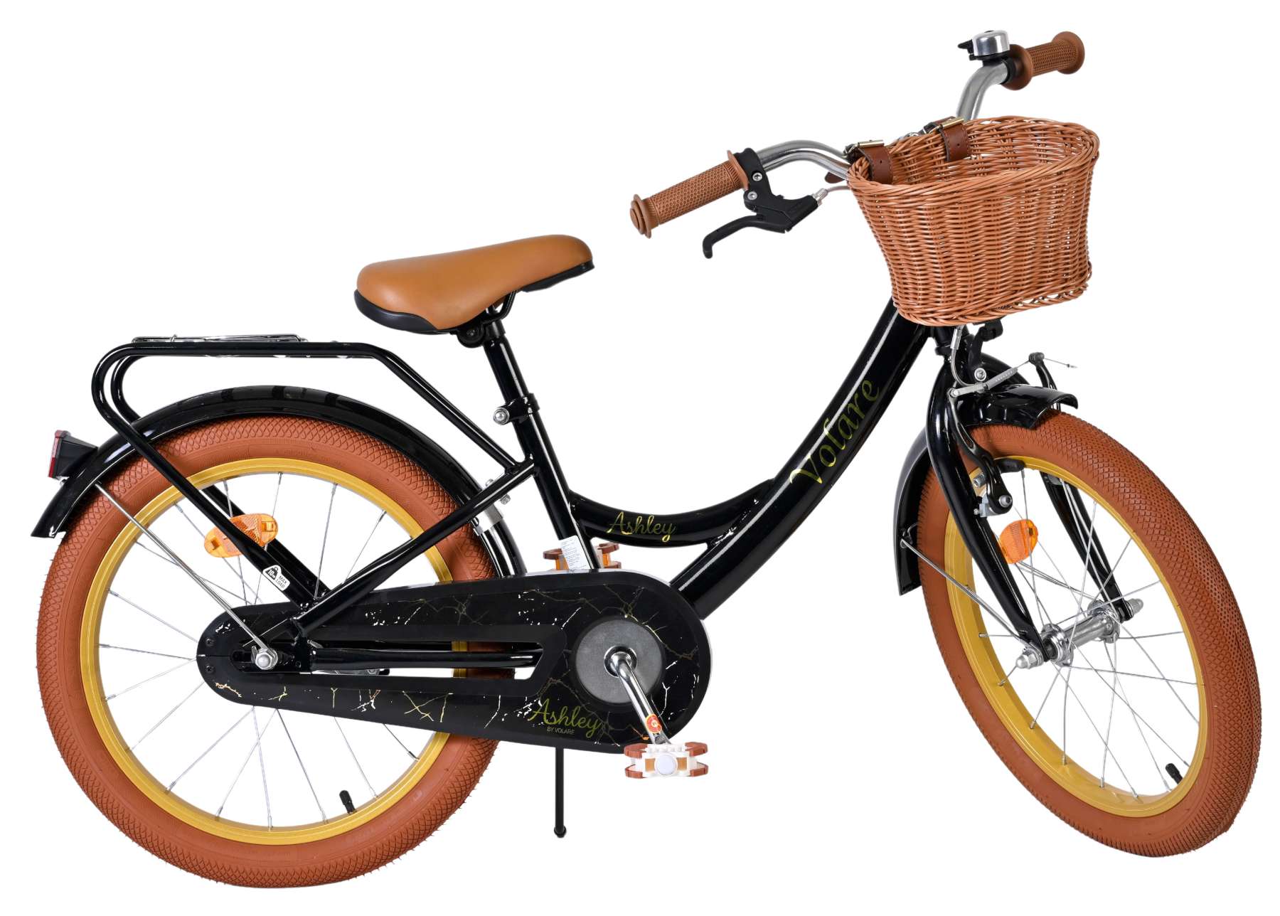 Volare Ashley Kinderfiets - Meisjes - 18 inch - Zwart 10 Volare Ashley Kinderfiets - Meisjes - 18 inch - Zwart - Afbeelding 10