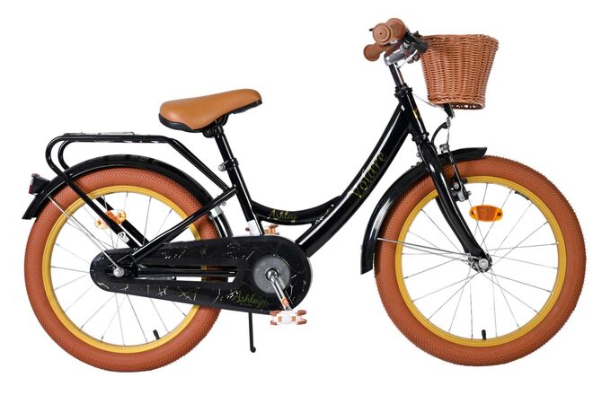Volare Ashley Kinderfiets - Meisjes - 18 inch - Zwart 1 Volare Ashley Kinderfiets - Meisjes - 18 inch - Zwart
