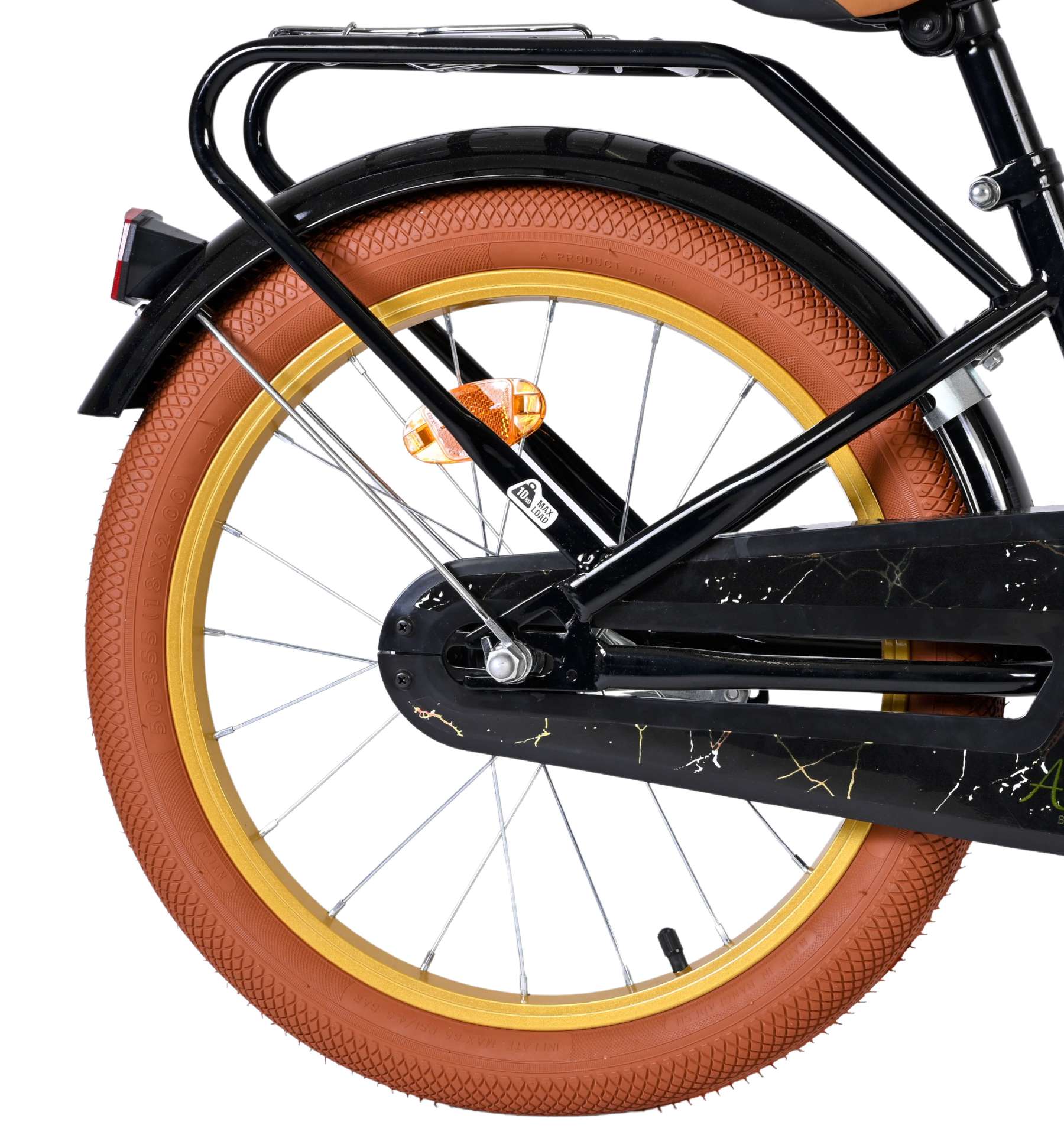 Volare Ashley Kinderfiets - Meisjes - 18 inch - Zwart 2 Volare Ashley Kinderfiets - Meisjes - 18 inch - Zwart - Afbeelding 2
