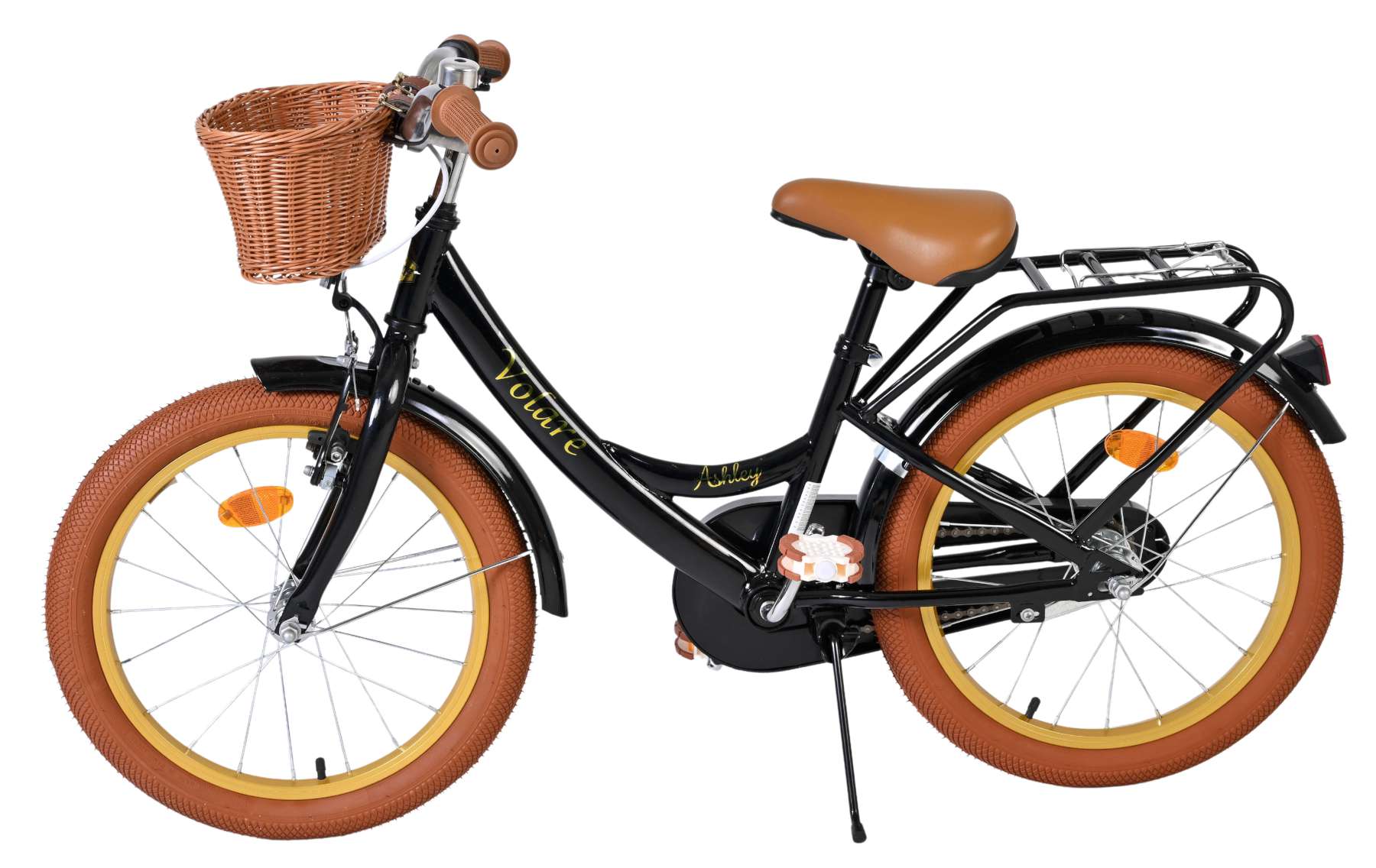 Volare Ashley Kinderfiets - Meisjes - 18 inch - Zwart 7 Volare Ashley Kinderfiets - Meisjes - 18 inch - Zwart - Afbeelding 7