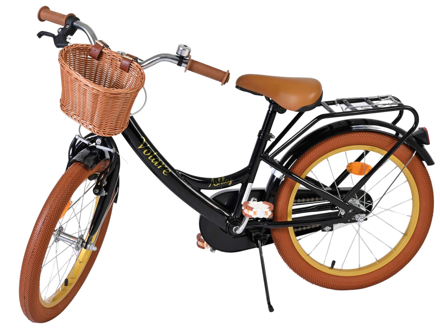 Volare Ashley Kinderfiets - Meisjes - 18 inch - Zwart 8 Volare Ashley Kinderfiets - Meisjes - 18 inch - Zwart - Afbeelding 8