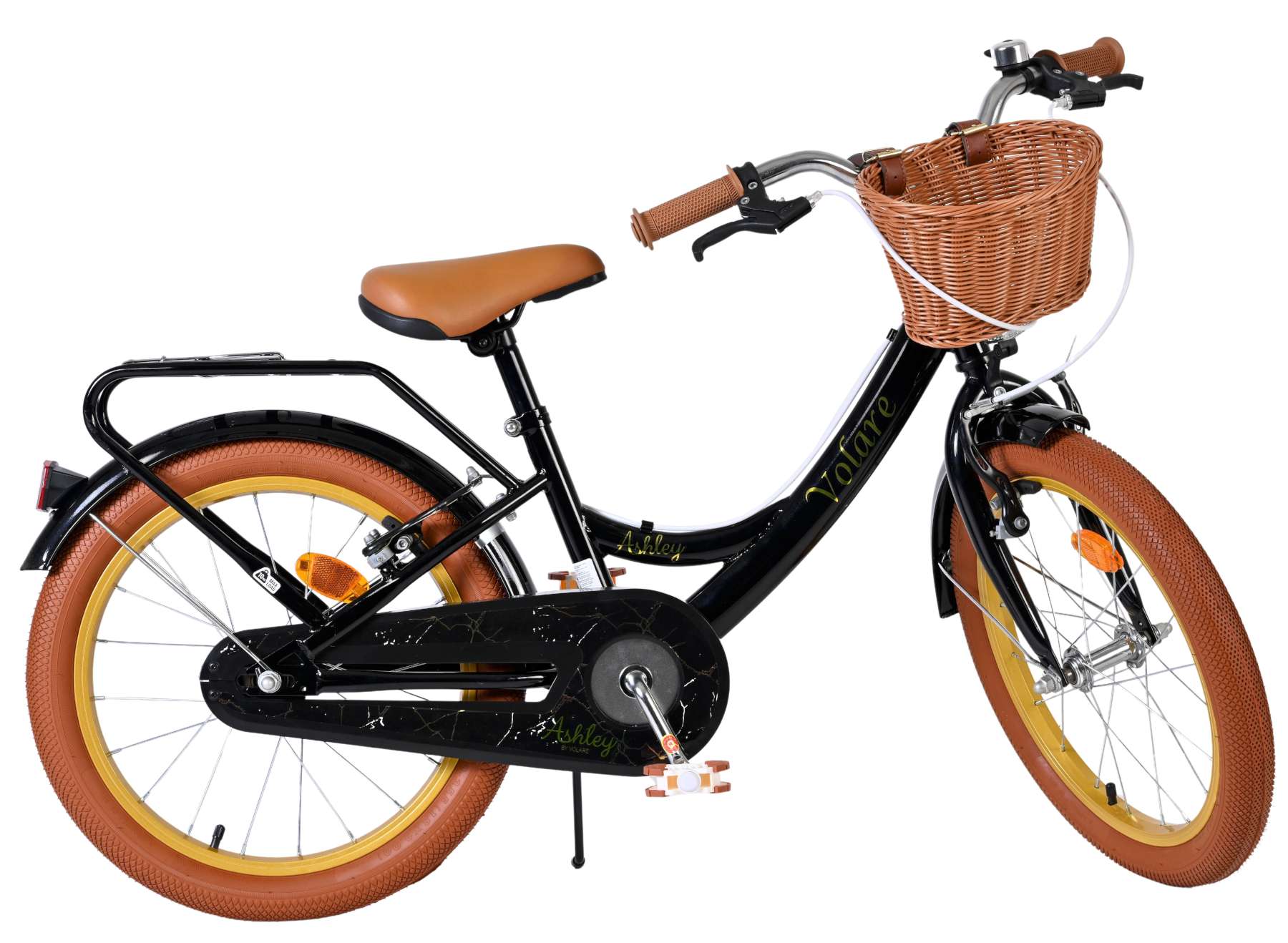 Volare Ashley Kinderfiets - Meisjes - 18 inch - Zwart - Twee handremmen 10 Volare Ashley Kinderfiets - Meisjes - 18 inch - Zwart - Twee handremmen - Afbeelding 10