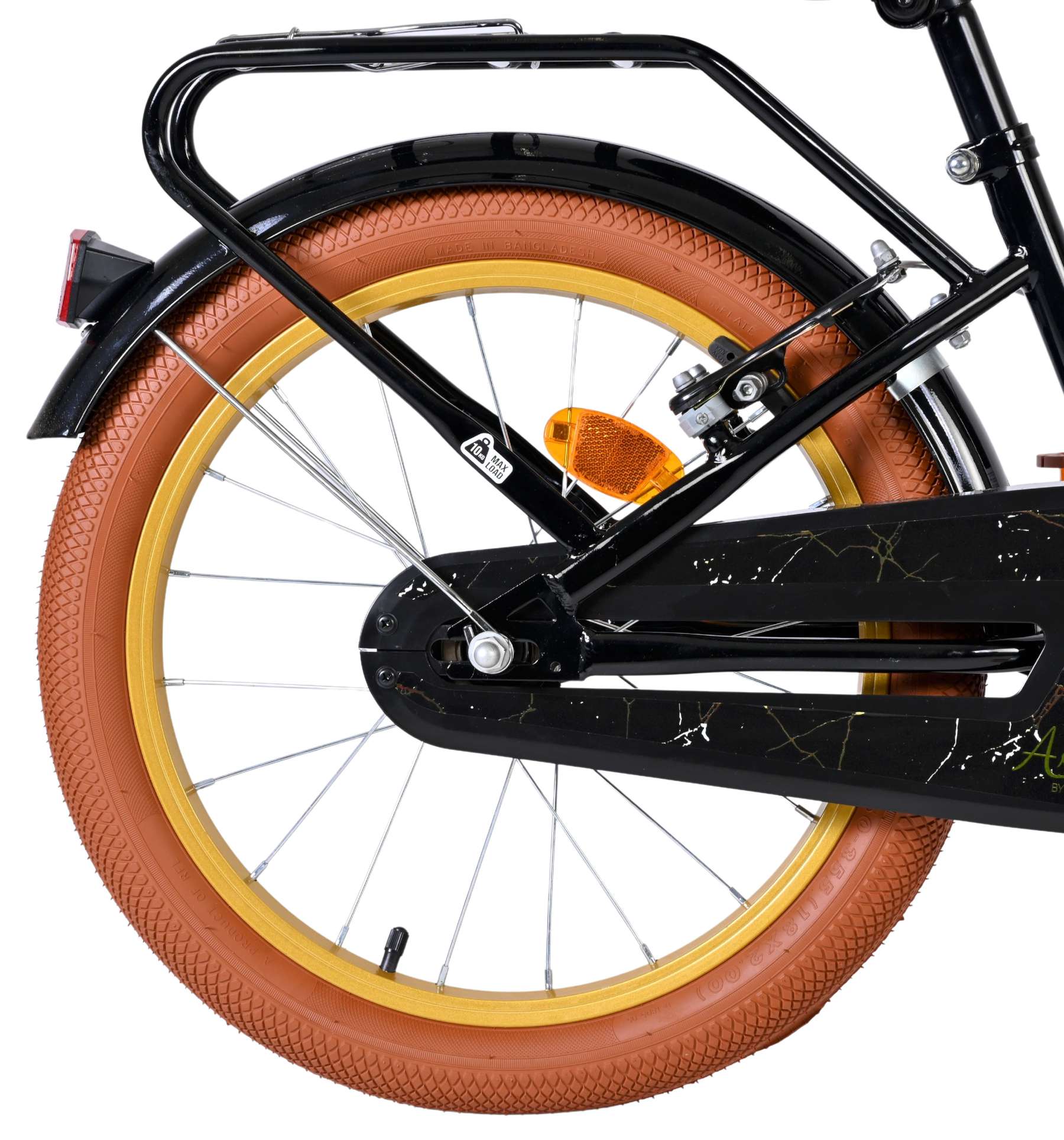 Volare Ashley Kinderfiets - Meisjes - 18 inch - Zwart - Twee handremmen 2 Volare Ashley Kinderfiets - Meisjes - 18 inch - Zwart - Twee handremmen - Afbeelding 2
