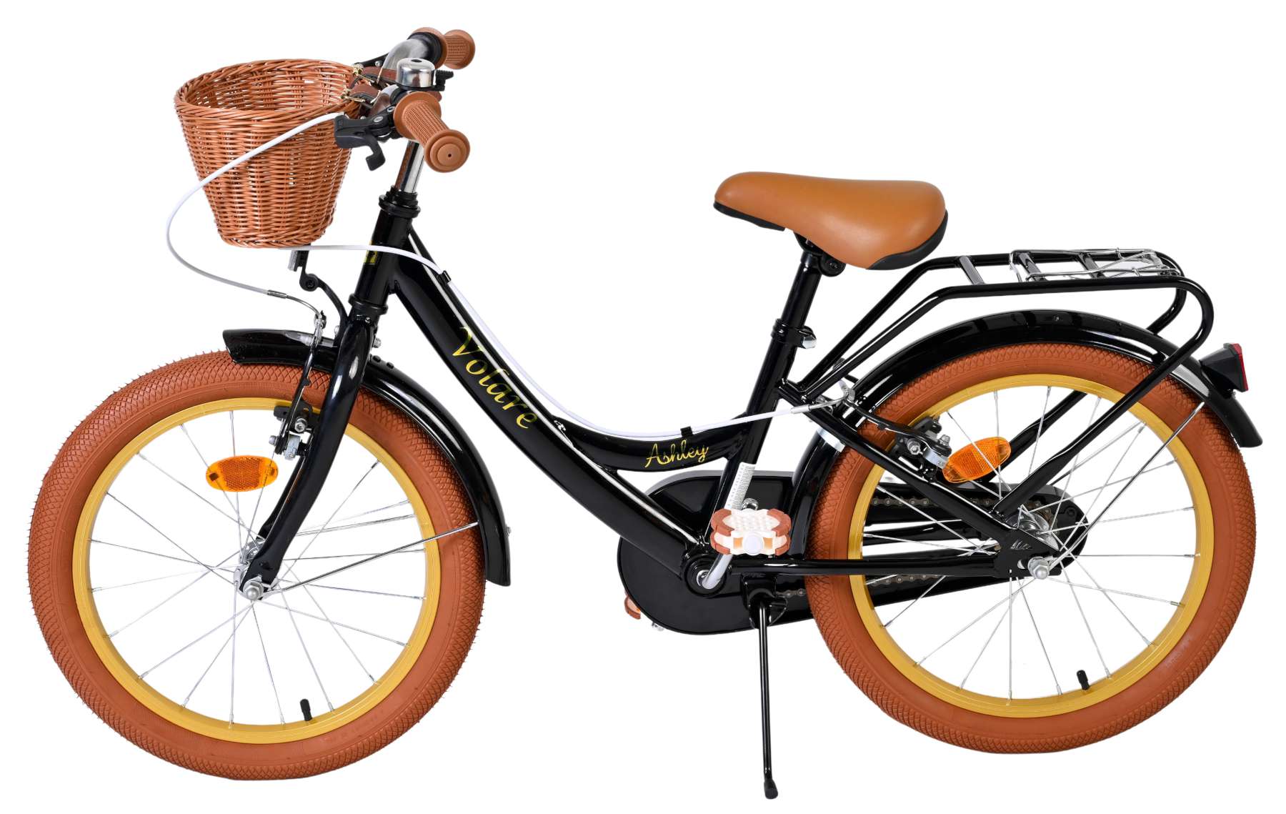 Volare Ashley Kinderfiets - Meisjes - 18 inch - Zwart - Twee handremmen 7 Volare Ashley Kinderfiets - Meisjes - 18 inch - Zwart - Twee handremmen - Afbeelding 7