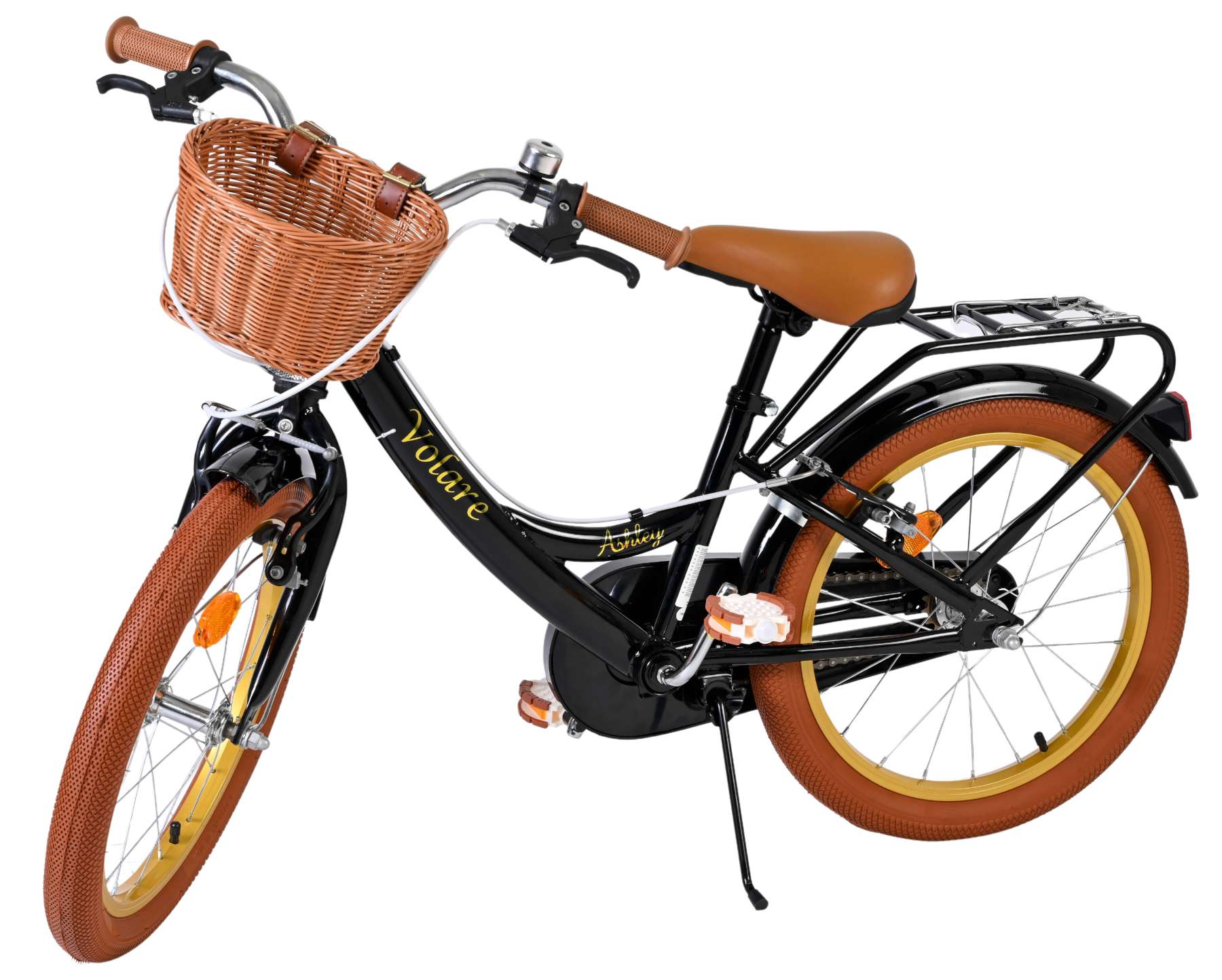 Volare Ashley Kinderfiets - Meisjes - 18 inch - Zwart - Twee handremmen 8 Volare Ashley Kinderfiets - Meisjes - 18 inch - Zwart - Twee handremmen - Afbeelding 8