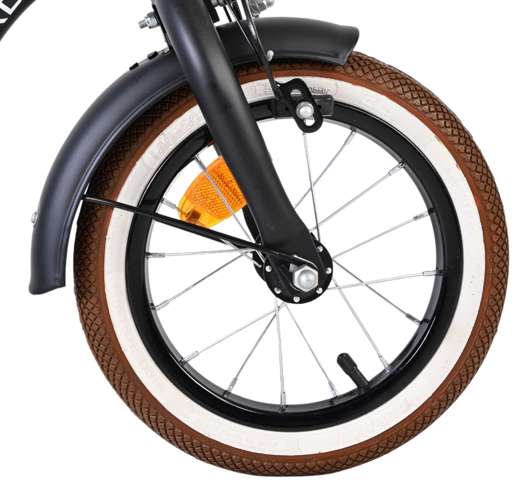Volare Black Cruiser Kinderfiets - Jongens - 12 inch - Zwart 3 Volare Black Cruiser Kinderfiets - Jongens - 12 inch - Zwart - Afbeelding 3