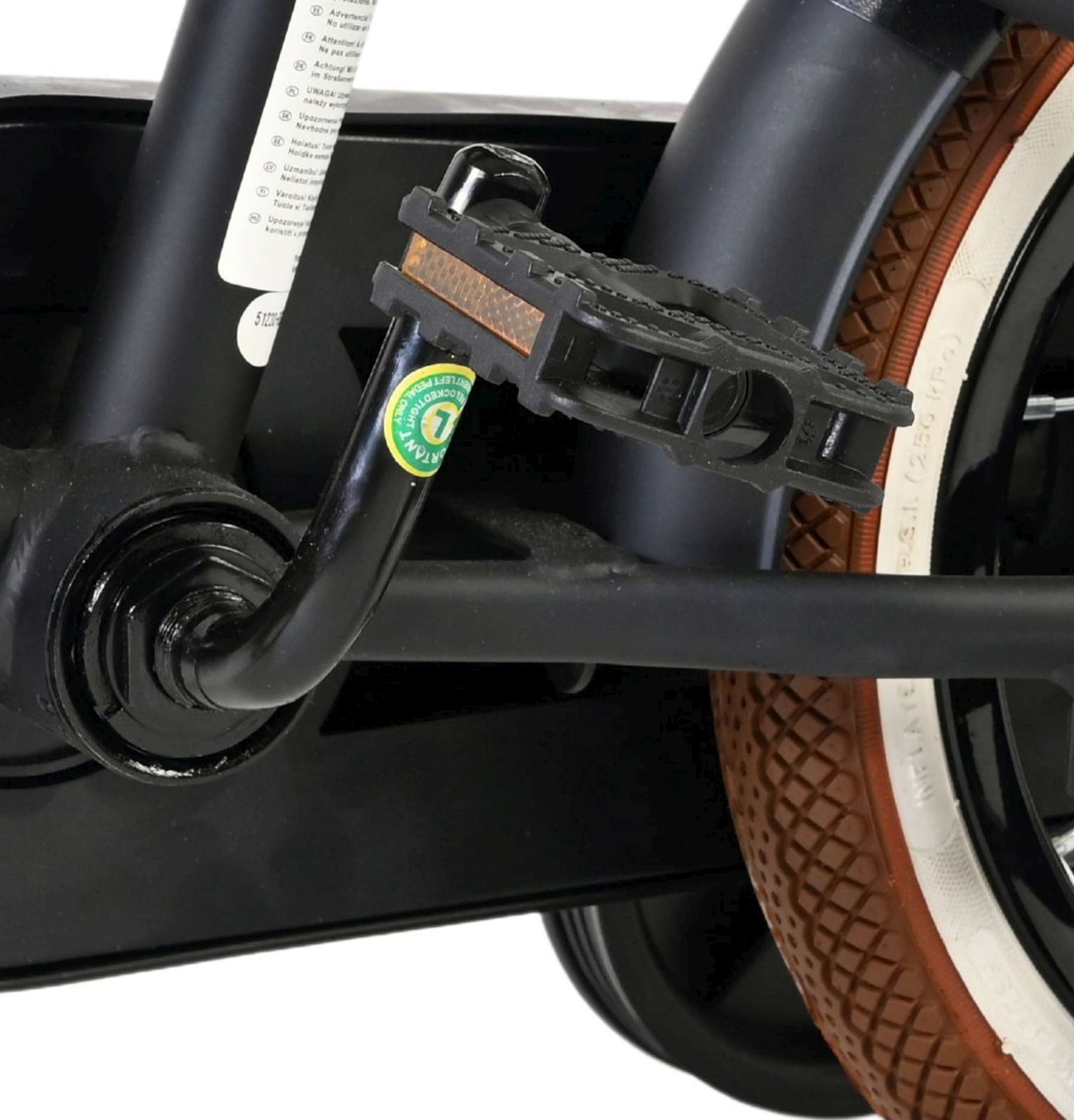 Volare Black Cruiser Kinderfiets - Jongens - 12 inch - Zwart 9 Volare Black Cruiser Kinderfiets - Jongens - 12 inch - Zwart - Afbeelding 9