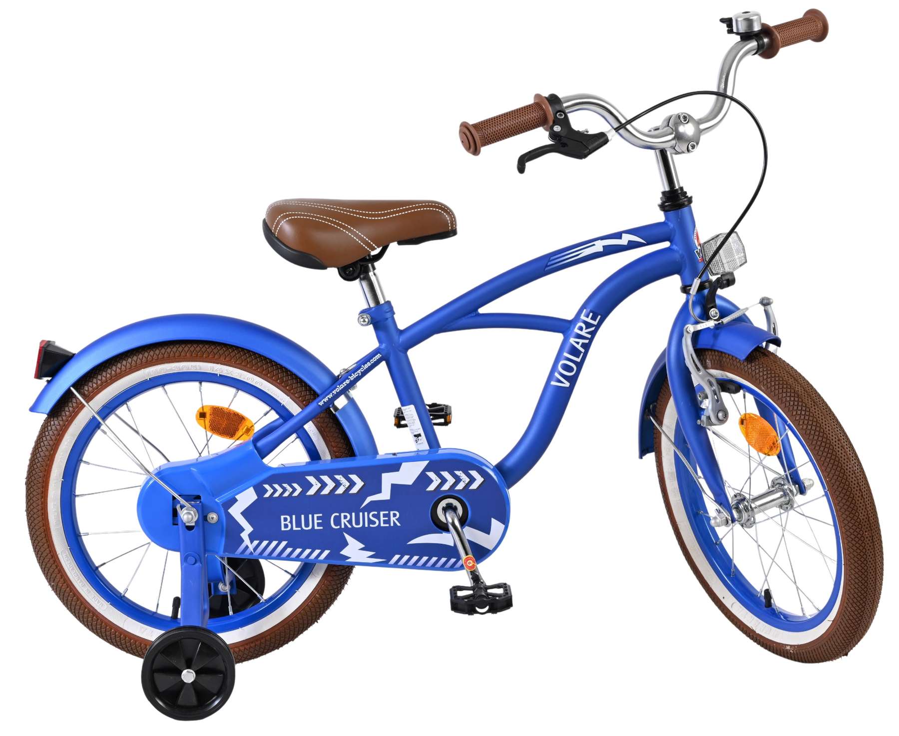 Volare Blue Cruiser Kinderfiets - Jongens - 16 inch - Blauw 10 Volare Blue Cruiser Kinderfiets - Jongens - 16 inch - Blauw - Afbeelding 10