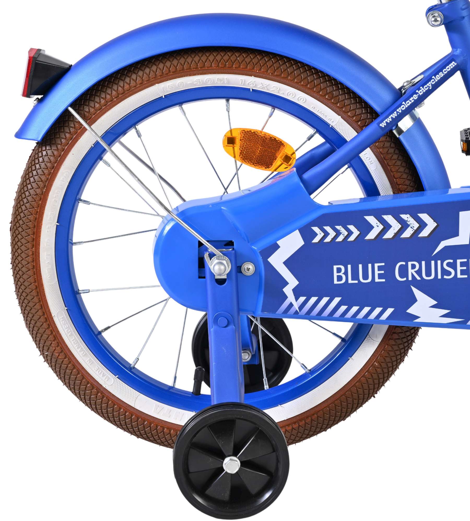 Volare Blue Cruiser Kinderfiets - Jongens - 16 inch - Blauw 2 Volare Blue Cruiser Kinderfiets - Jongens - 16 inch - Blauw - Afbeelding 2