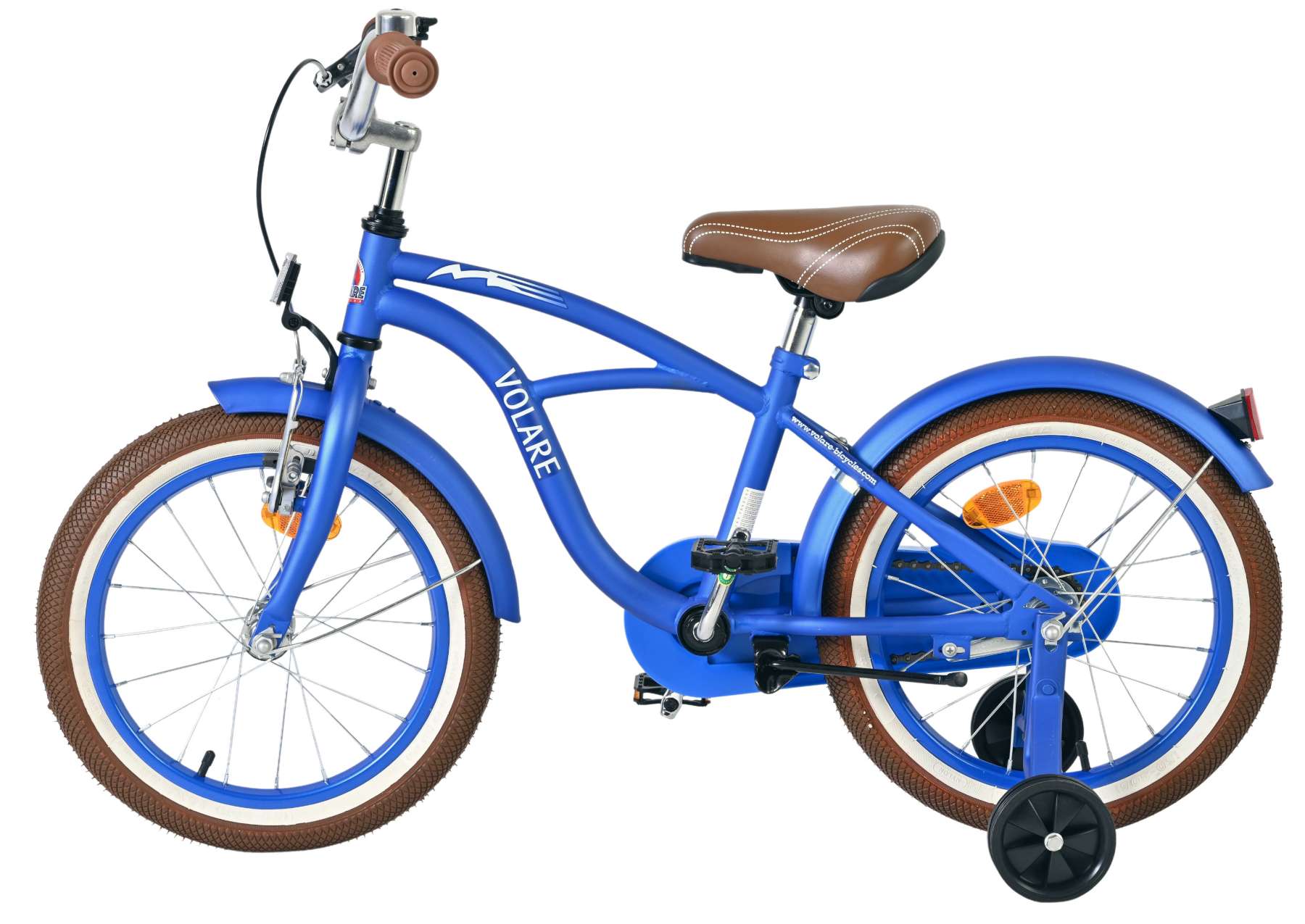 Volare Blue Cruiser Kinderfiets - Jongens - 16 inch - Blauw 7 Volare Blue Cruiser Kinderfiets - Jongens - 16 inch - Blauw - Afbeelding 7
