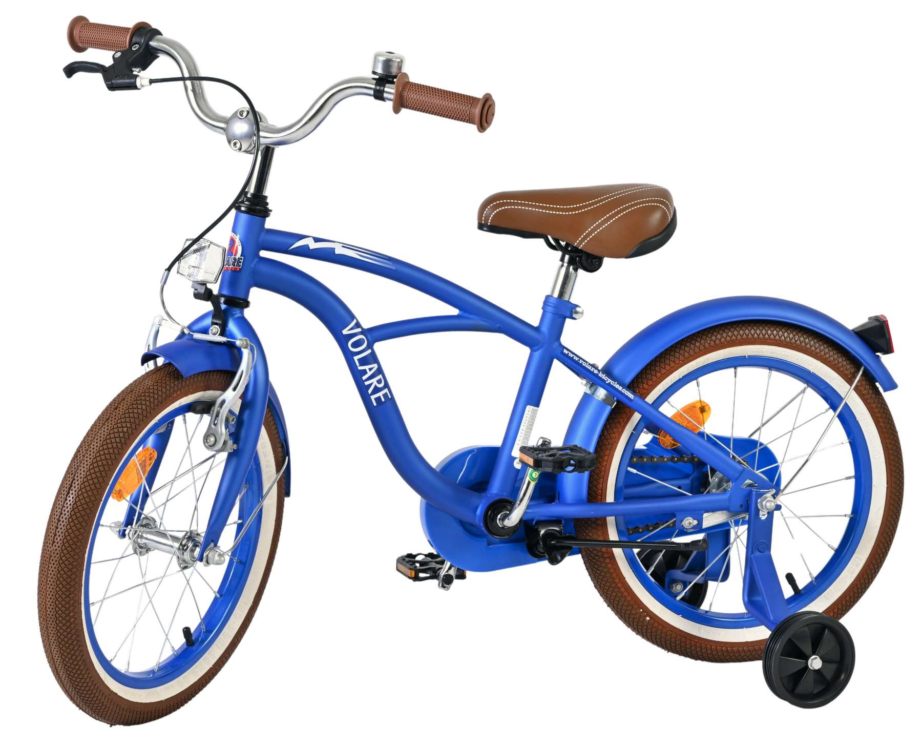 Volare Blue Cruiser Kinderfiets - Jongens - 16 inch - Blauw 8 Volare Blue Cruiser Kinderfiets - Jongens - 16 inch - Blauw - Afbeelding 8