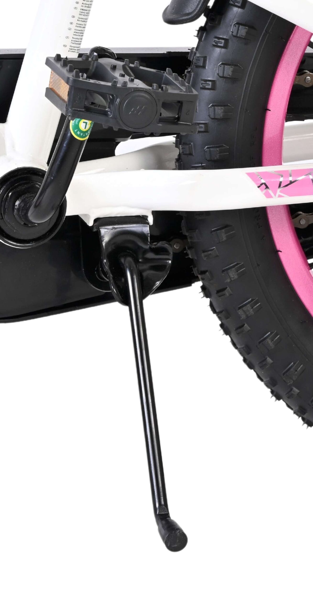 Volare Lily Kinderfiets - Meisjes - 16 inch - Wit Roze Paars 9 Volare Lily Kinderfiets - Meisjes - 16 inch - Wit Roze Paars - Afbeelding 9