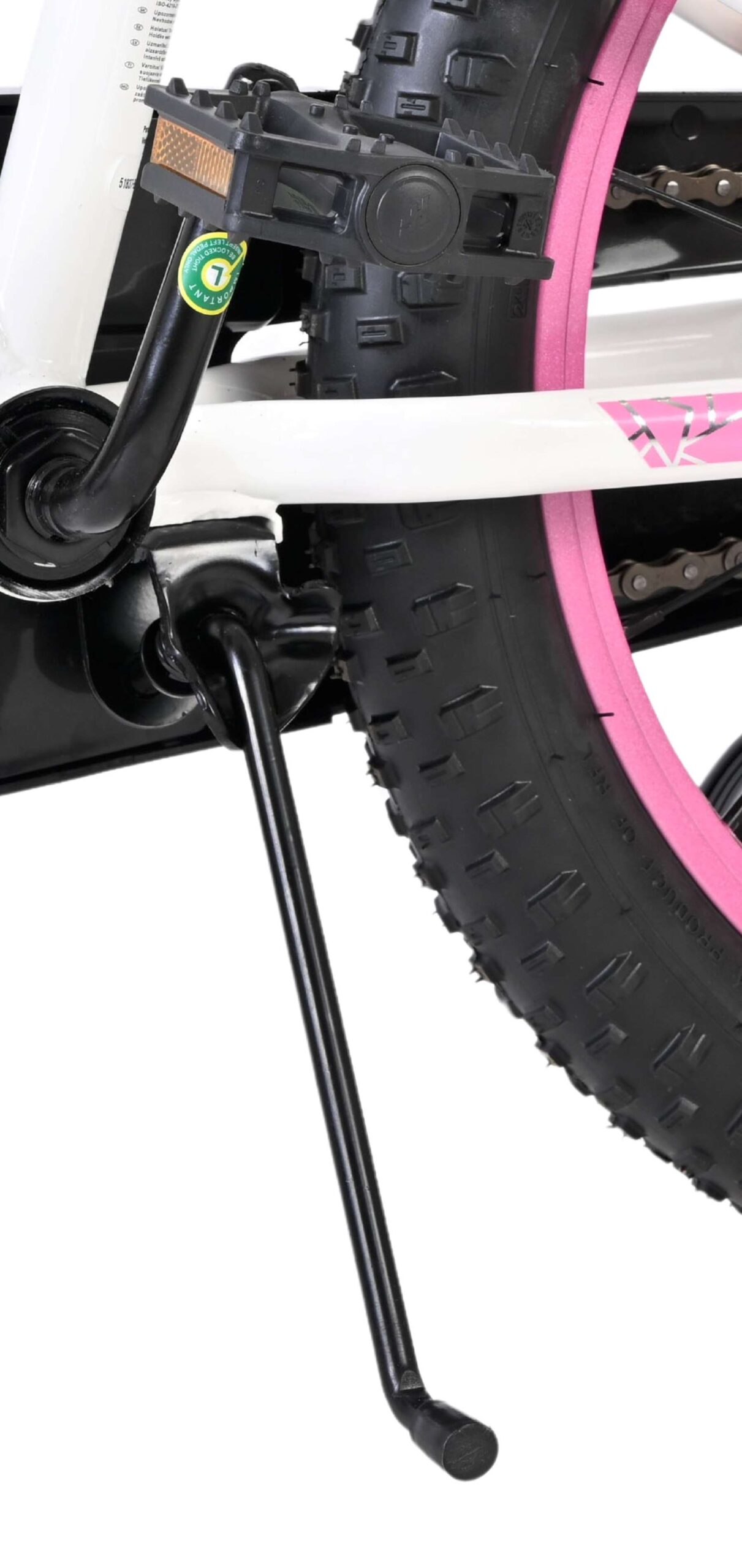 Volare Lily Kinderfiets - Meisjes - 18 inch - Wit Roze Paars 9 Volare Lily Kinderfiets - Meisjes - 18 inch - Wit Roze Paars - Afbeelding 9