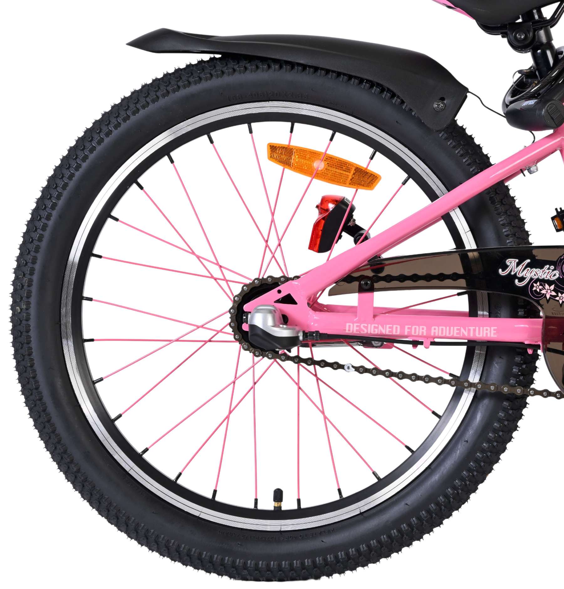 Volare Mystic Kinderfiets - 20 inch - Roze - Nexus 3 2 Volare Mystic Kinderfiets - 20 inch - Roze - Nexus 3 - Afbeelding 2