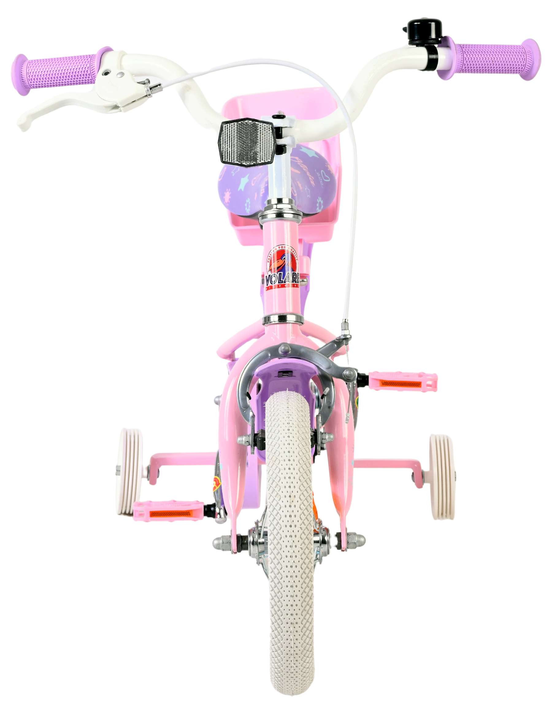 Volare Olivia Kinderfiets - Meisjes - 12 inch - Roze 6 Volare Olivia Kinderfiets - Meisjes - 12 inch - Roze - Afbeelding 6