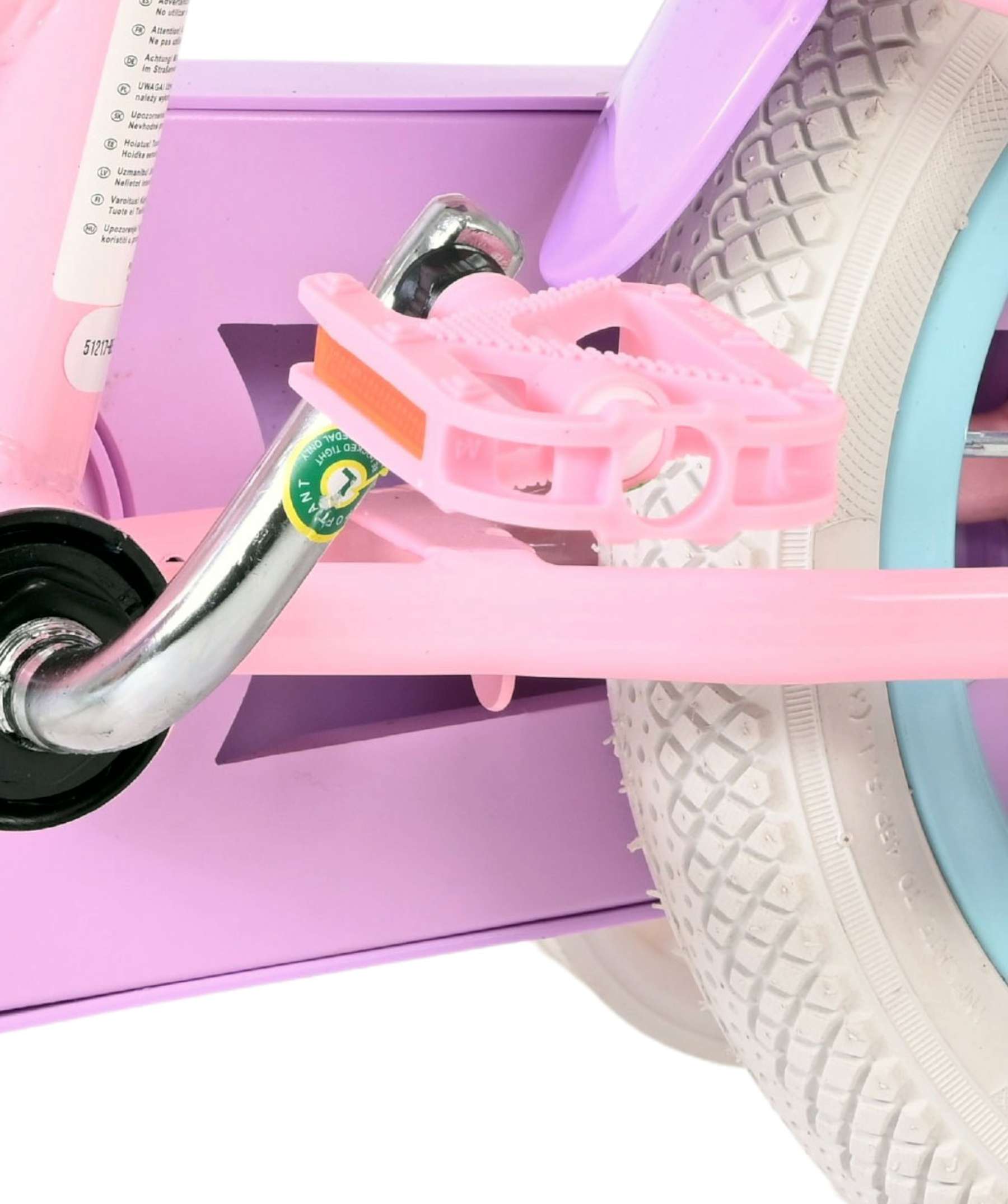 Volare Olivia Kinderfiets - Meisjes - 12 inch - Roze 9 Volare Olivia Kinderfiets - Meisjes - 12 inch - Roze - Afbeelding 9