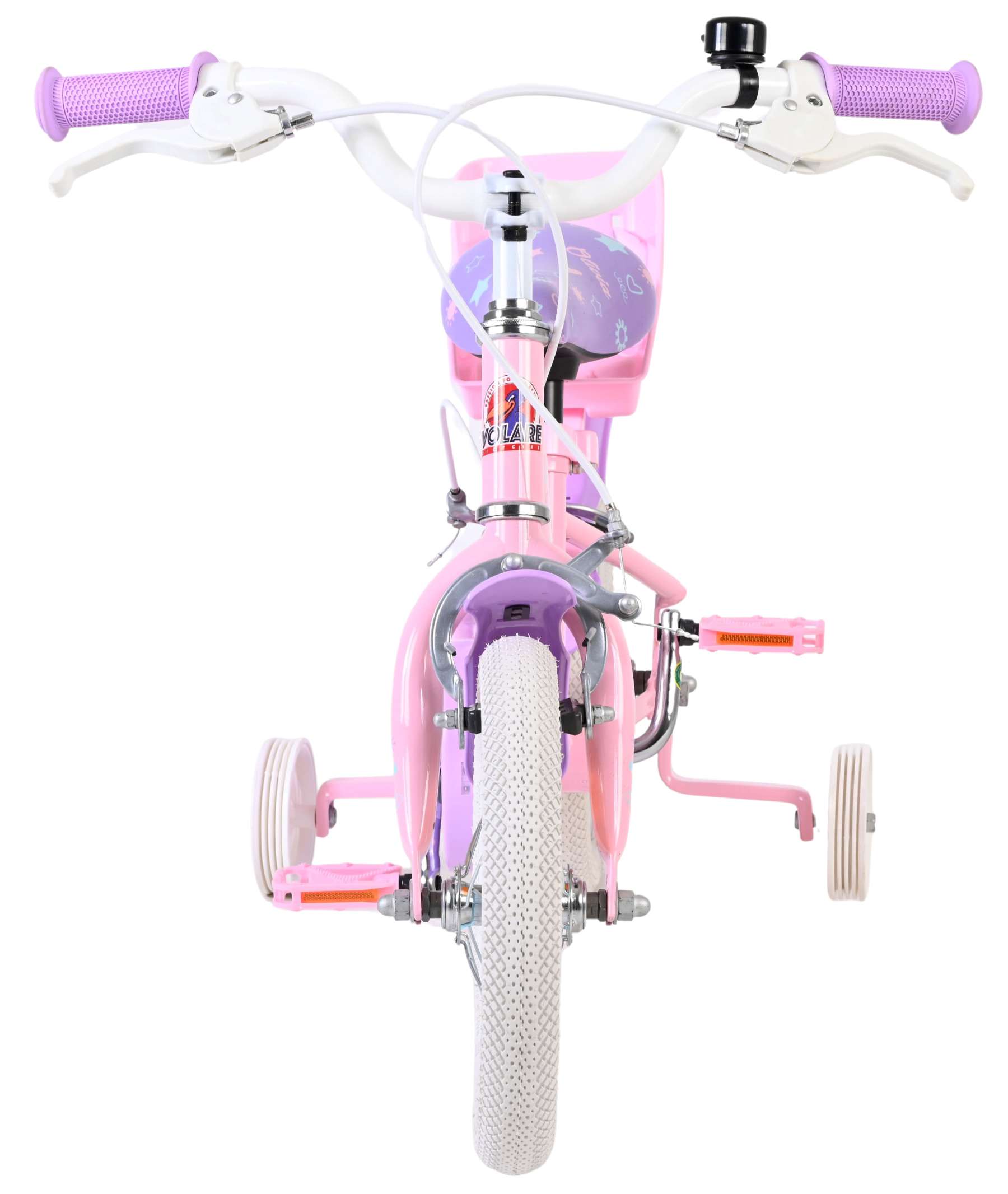 Volare Olivia Kinderfiets - Meisjes - 12 inch - Roze - Twee handremmen 6 Volare Olivia Kinderfiets - Meisjes - 12 inch - Roze - Twee handremmen - Afbeelding 6