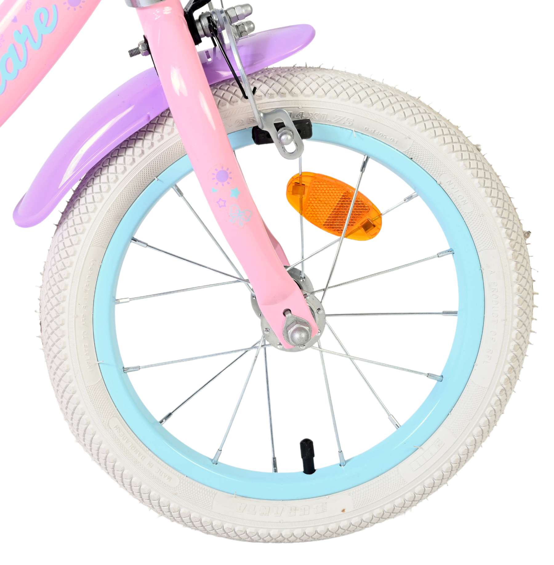 Volare Olivia Kinderfiets - Meisjes - 14 inch - Roze 3 Volare Olivia Kinderfiets - Meisjes - 14 inch - Roze - Afbeelding 3
