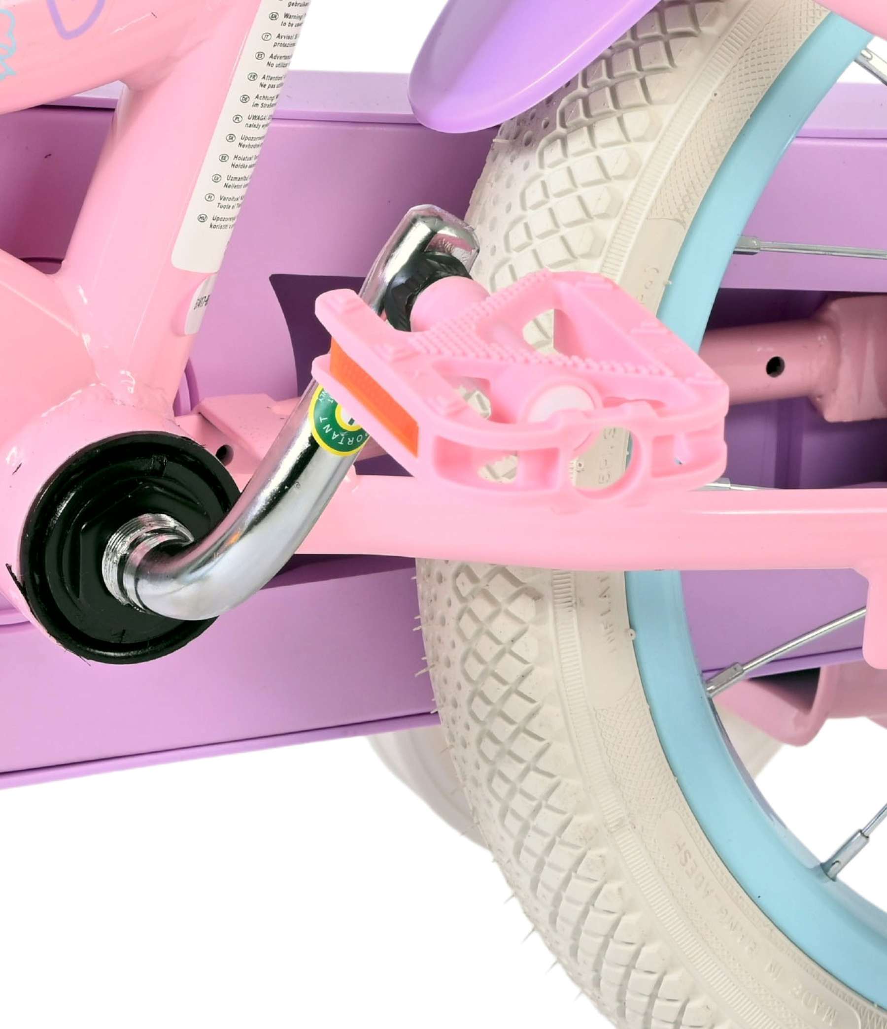 Volare Olivia Kinderfiets - Meisjes - 14 inch - Roze 9 Volare Olivia Kinderfiets - Meisjes - 14 inch - Roze - Afbeelding 9