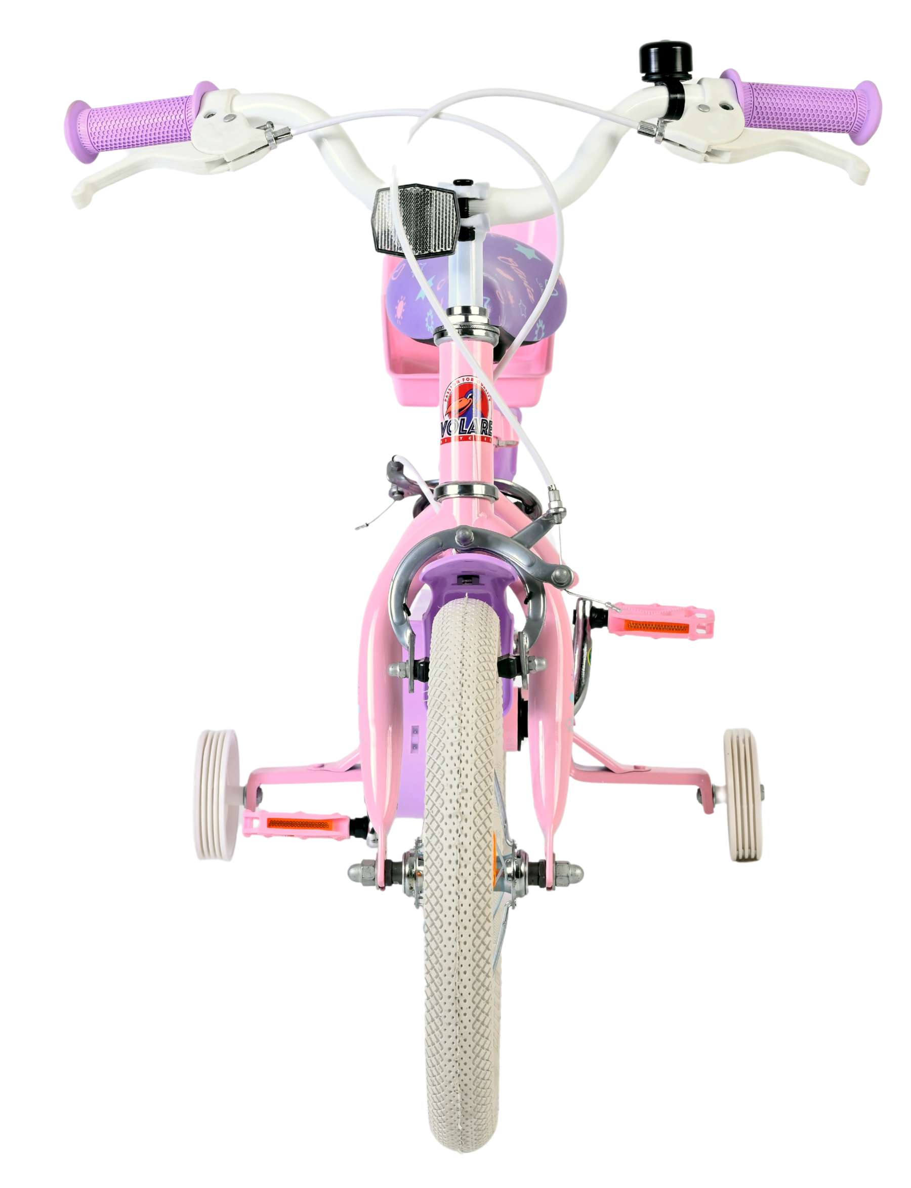 Volare Olivia Kinderfiets - Meisjes - 14 inch - Roze - Twee Handremmen 6 Volare Olivia Kinderfiets - Meisjes - 14 inch - Roze - Twee Handremmen - Afbeelding 6