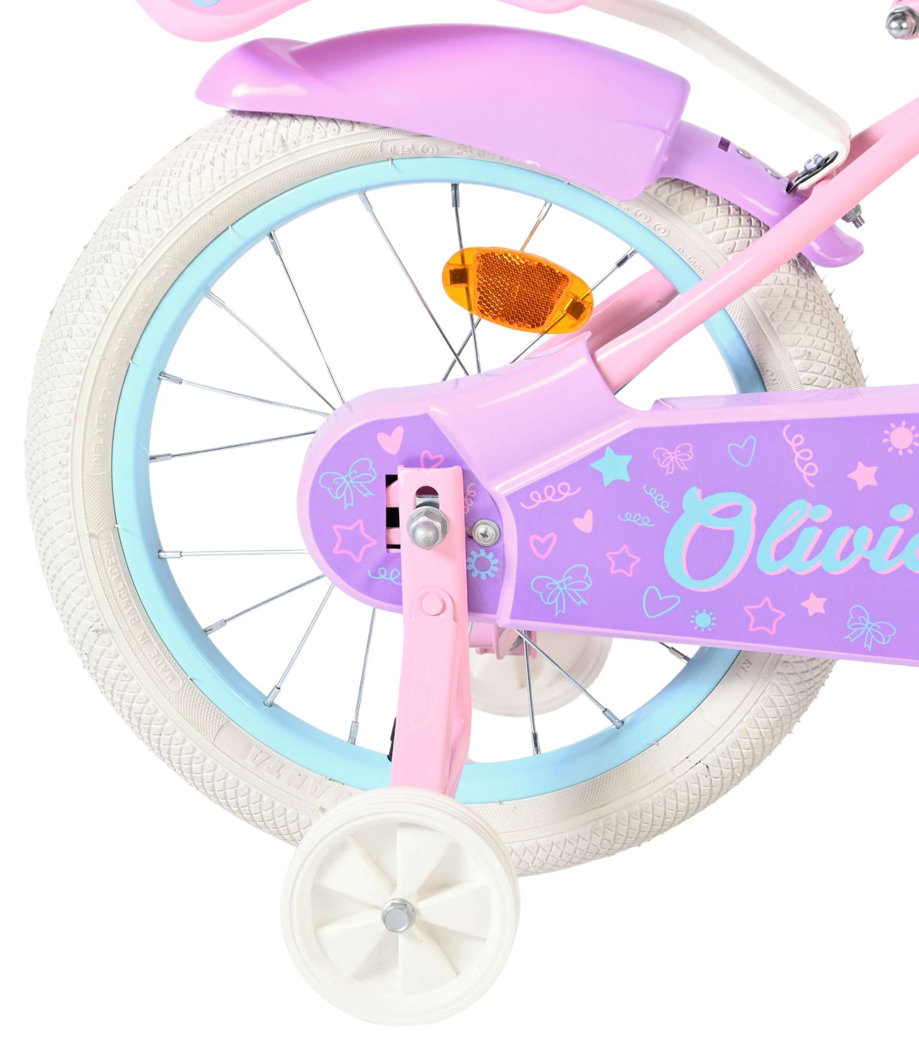 Volare Olivia Kinderfiets - Meisjes - 16 inch - Roze 2 Volare Olivia Kinderfiets - Meisjes - 16 inch - Roze - Afbeelding 2