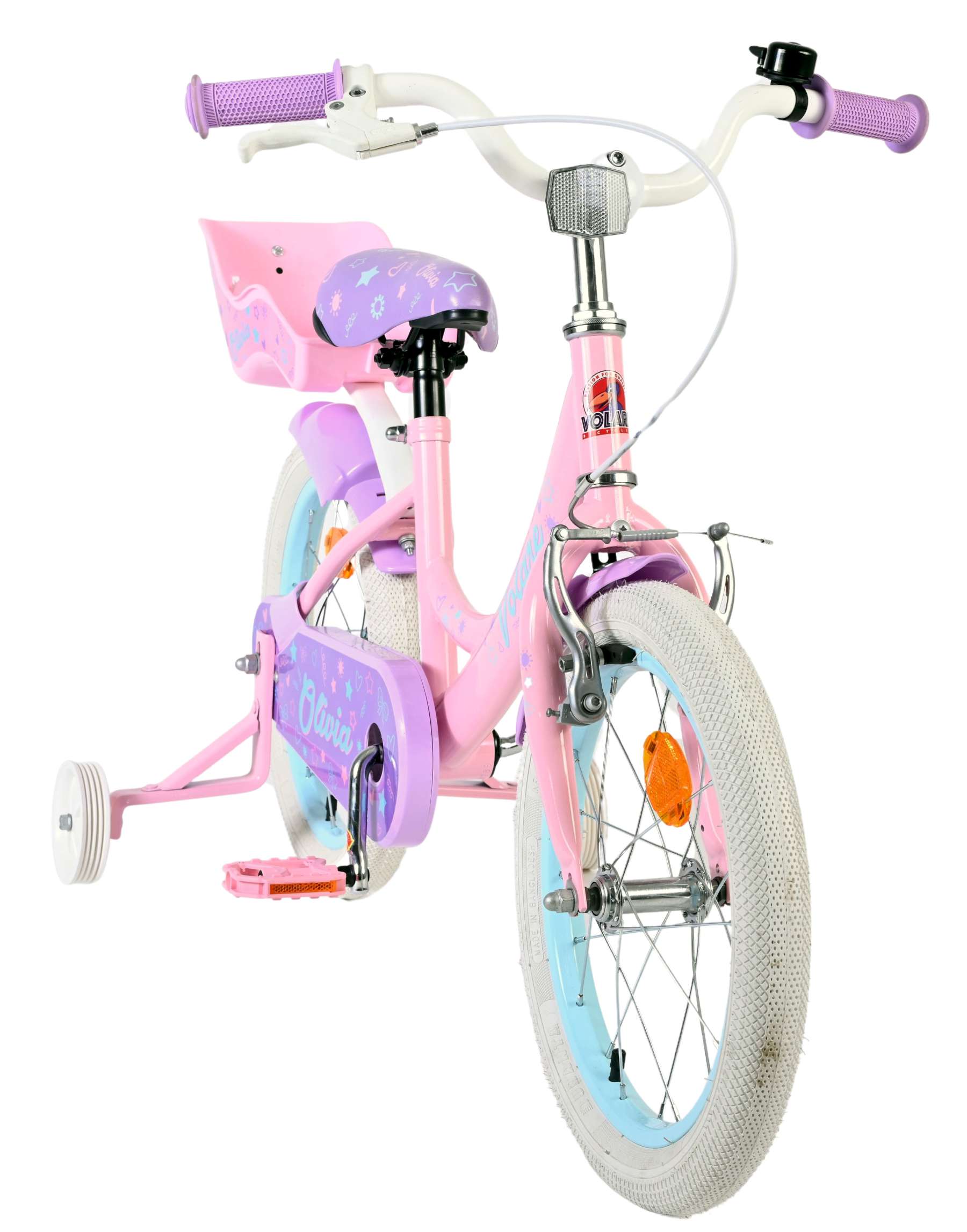 Volare Olivia Kinderfiets - Meisjes - 16 inch - Roze 5 Volare Olivia Kinderfiets - Meisjes - 16 inch - Roze - Afbeelding 5