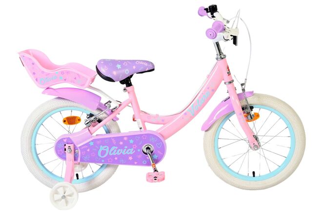 Volare Olivia Kinderfiets - Meisjes - 16 inch - Roze - Twee Handremmen 1 Volare Olivia Kinderfiets - Meisjes - 16 inch - Roze - Twee Handremmen