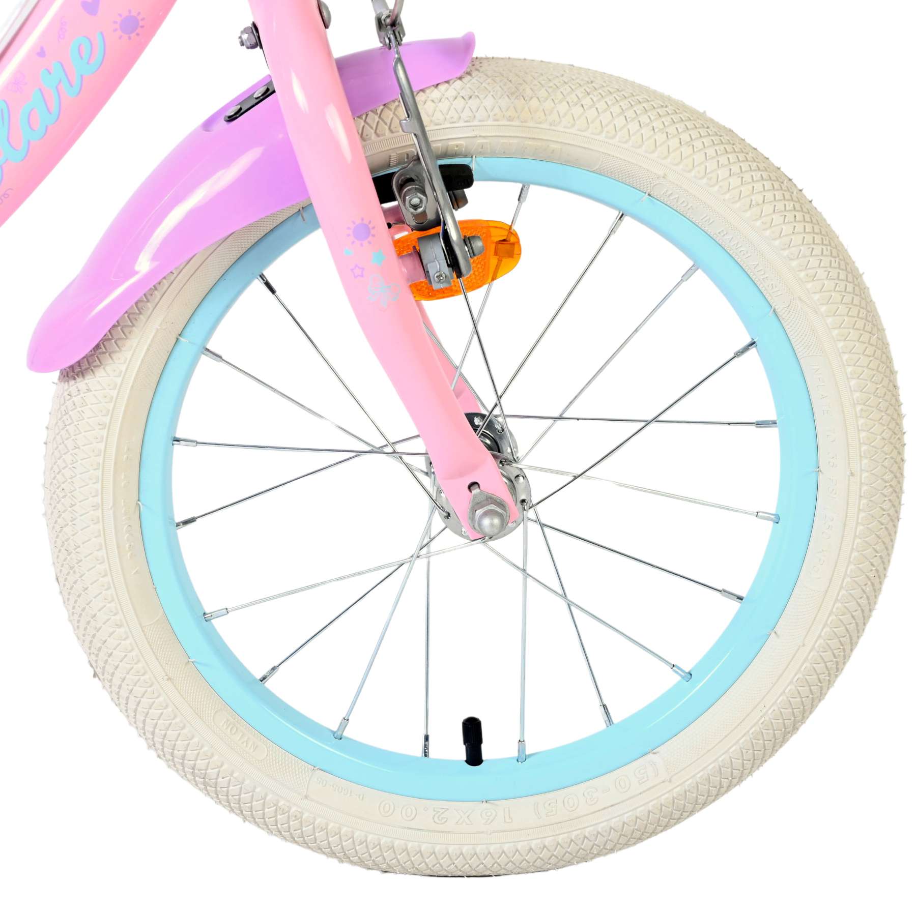 Volare Olivia Kinderfiets - Meisjes - 16 inch - Roze - Twee Handremmen 3 Volare Olivia Kinderfiets - Meisjes - 16 inch - Roze - Twee Handremmen - Afbeelding 3