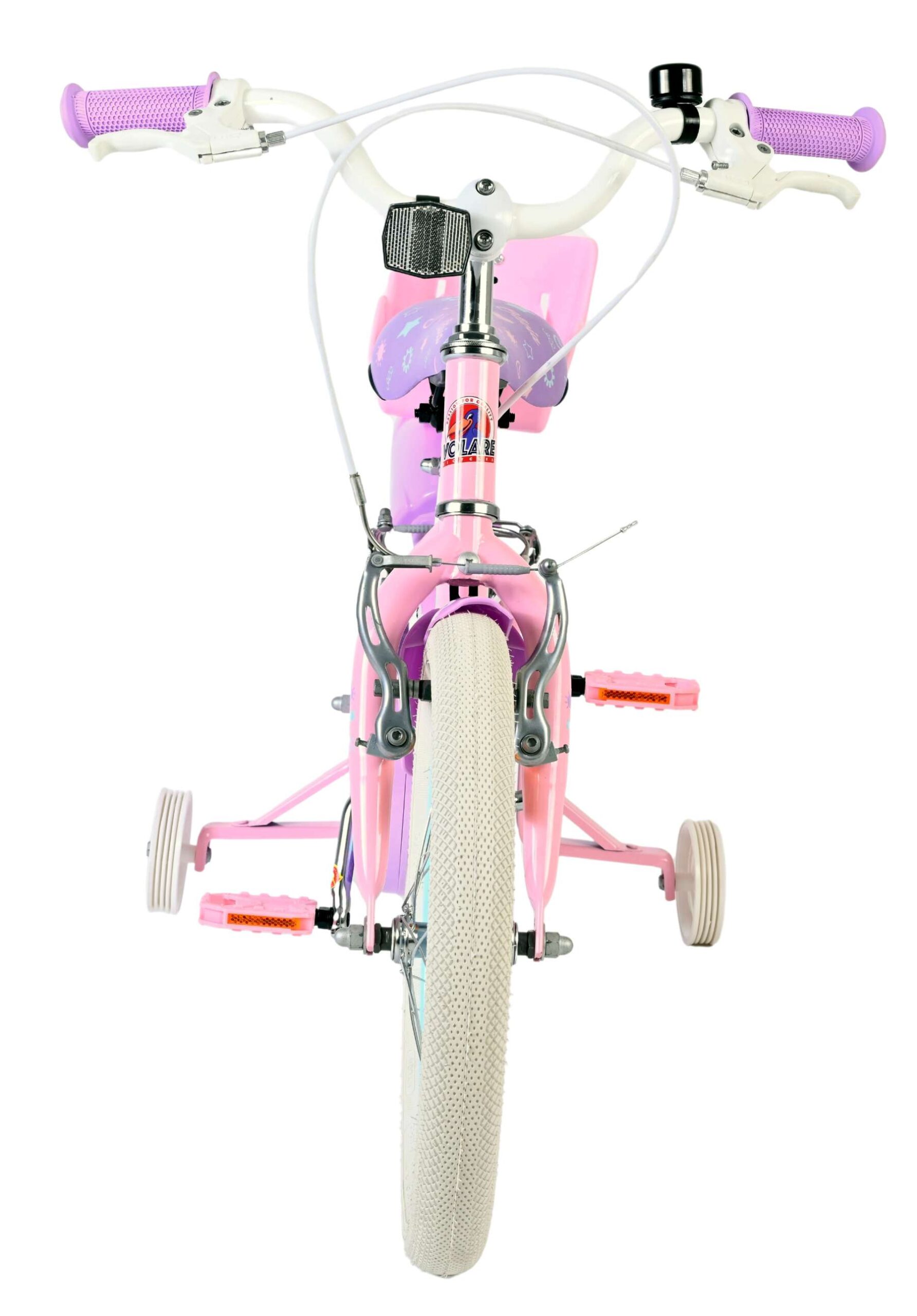 Volare Olivia Kinderfiets - Meisjes - 16 inch - Roze - Twee Handremmen 6 Volare Olivia Kinderfiets - Meisjes - 16 inch - Roze - Twee Handremmen - Afbeelding 6