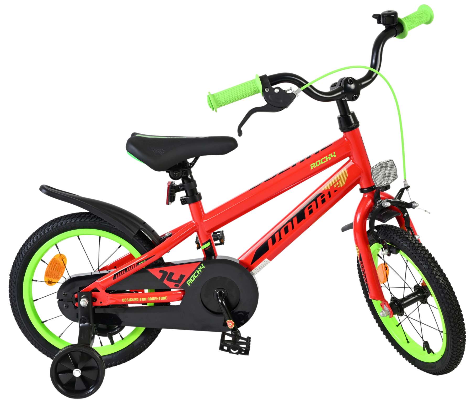 Volare Rocky Kinderfiets - Jongens - 14 inch - Rood 10 Volare Rocky Kinderfiets - Jongens - 14 inch - Rood - Afbeelding 10
