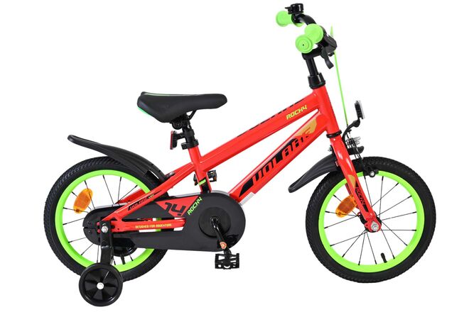Volare Rocky Kinderfiets - Jongens - 14 inch - Rood 1 Volare Rocky Kinderfiets - Jongens - 14 inch - Rood