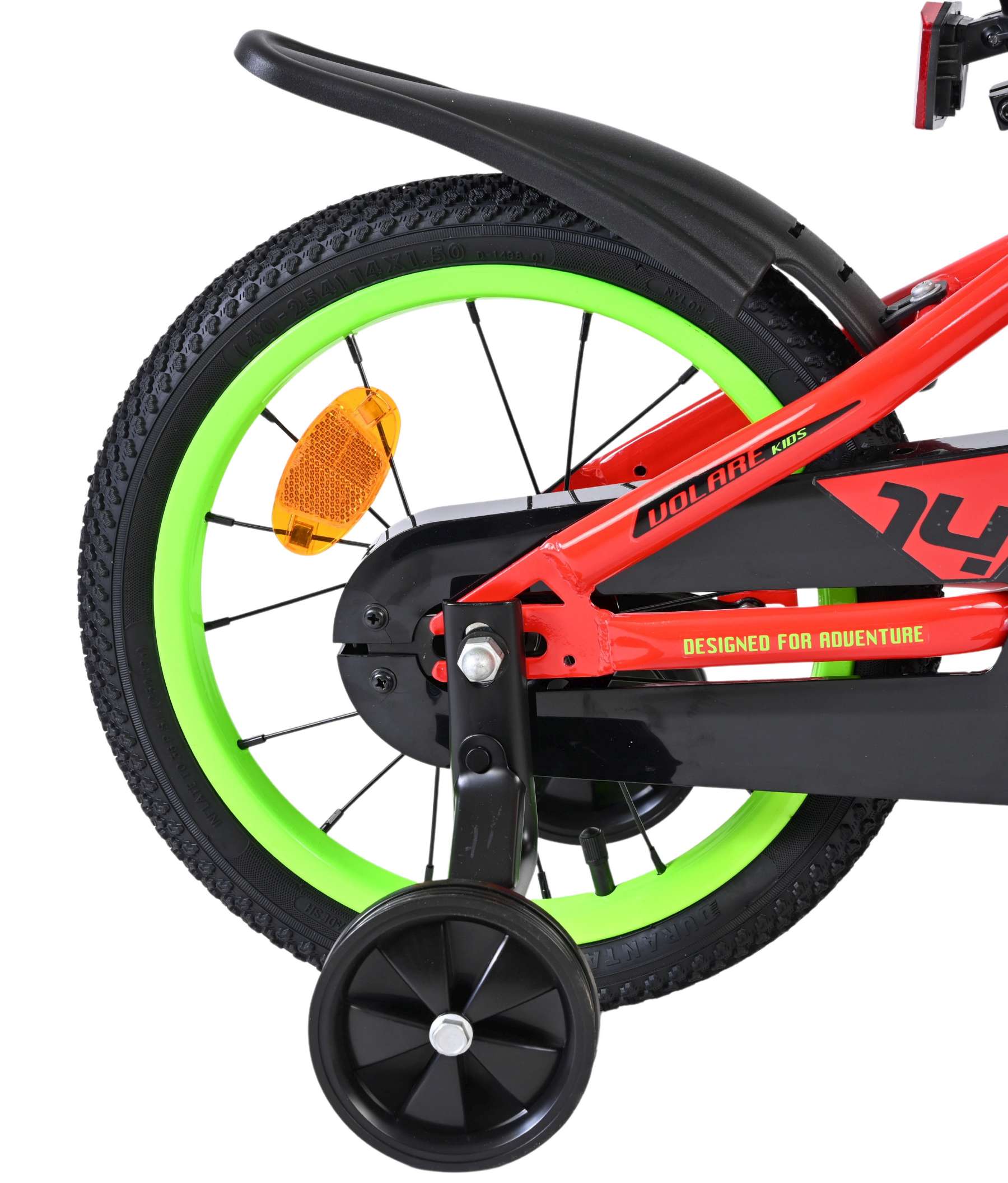 Volare Rocky Kinderfiets - Jongens - 14 inch - Rood 2 Volare Rocky Kinderfiets - Jongens - 14 inch - Rood - Afbeelding 2