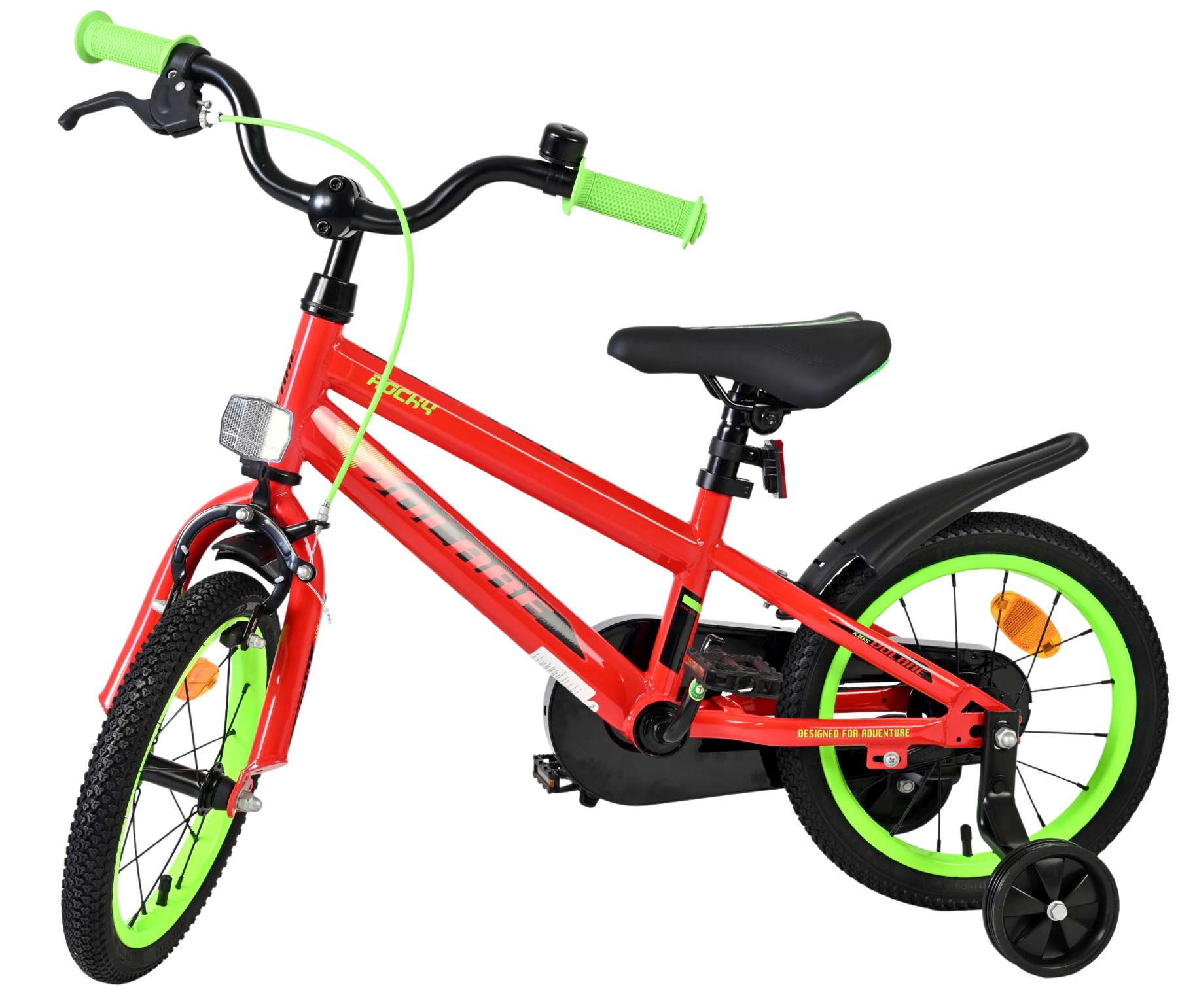 Volare Rocky Kinderfiets - Jongens - 14 inch - Rood 8 Volare Rocky Kinderfiets - Jongens - 14 inch - Rood - Afbeelding 8