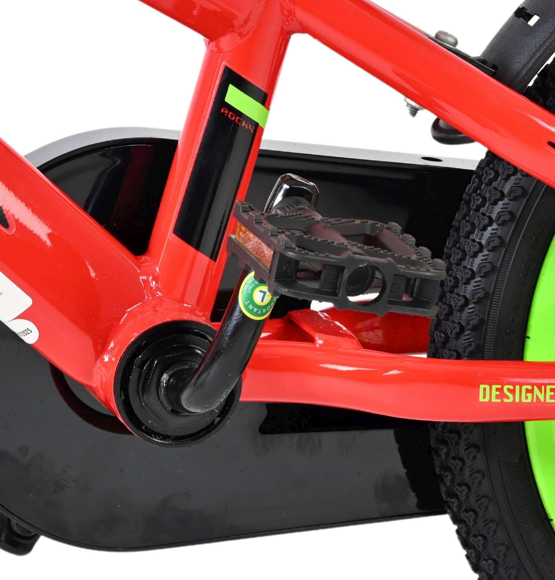 Volare Rocky Kinderfiets - Jongens - 14 inch - Rood 9 Volare Rocky Kinderfiets - Jongens - 14 inch - Rood - Afbeelding 9