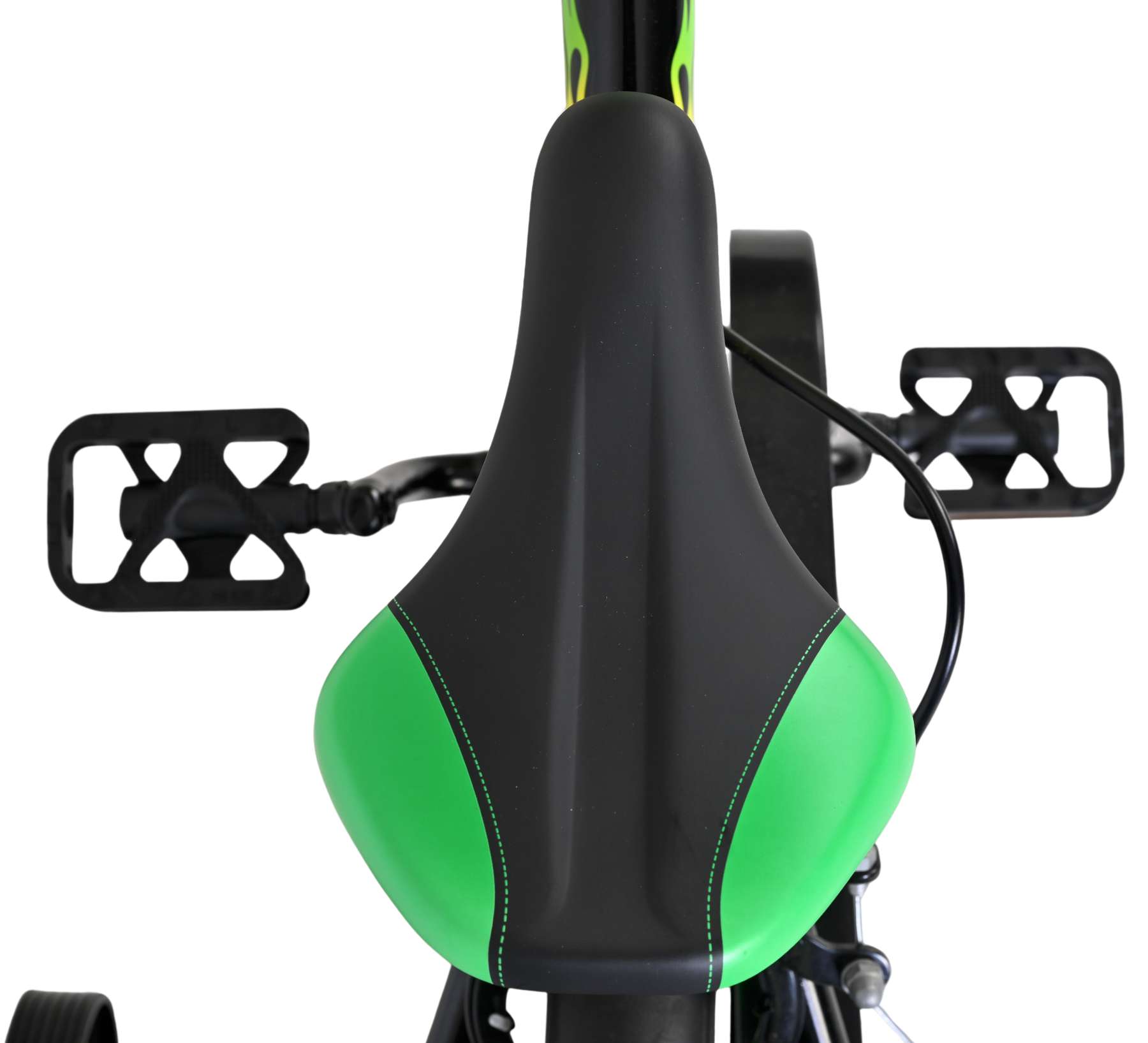 Volare Strike Kinderfiets - Jongens - 12 inch - Zwart Groen - Twee Handremmen 4 Volare Strike Kinderfiets - Jongens - 12 inch - Zwart Groen - Twee Handremmen - Afbeelding 4