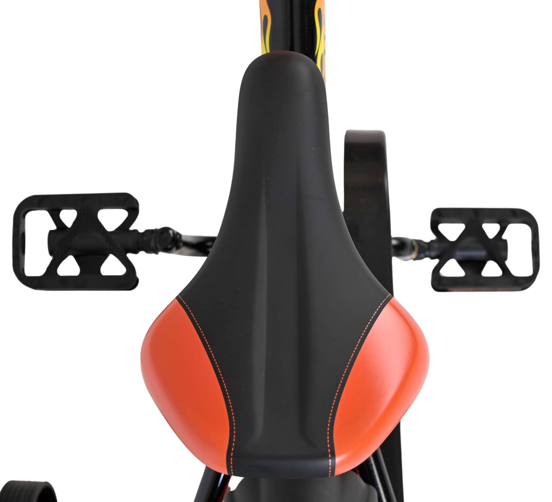 Volare Strike Kinderfiets - Jongens - 12 inch - Zwart Oranje 4 Volare Strike Kinderfiets - Jongens - 12 inch - Zwart Oranje - Afbeelding 4