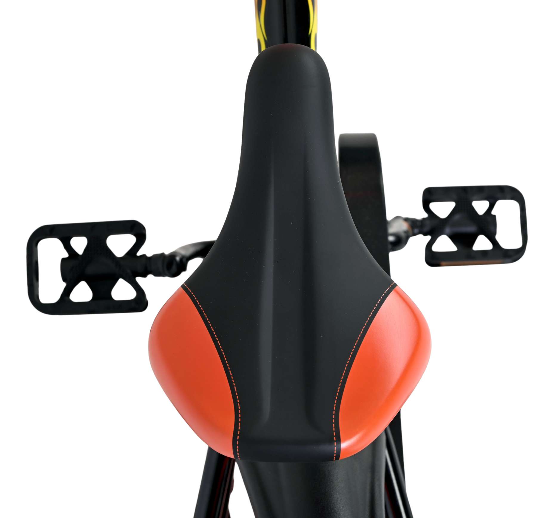 Volare Strike Kinderfiets - Jongens - 14 inch - Zwart Oranje 4 Volare Strike Kinderfiets - Jongens - 14 inch - Zwart Oranje - Afbeelding 4