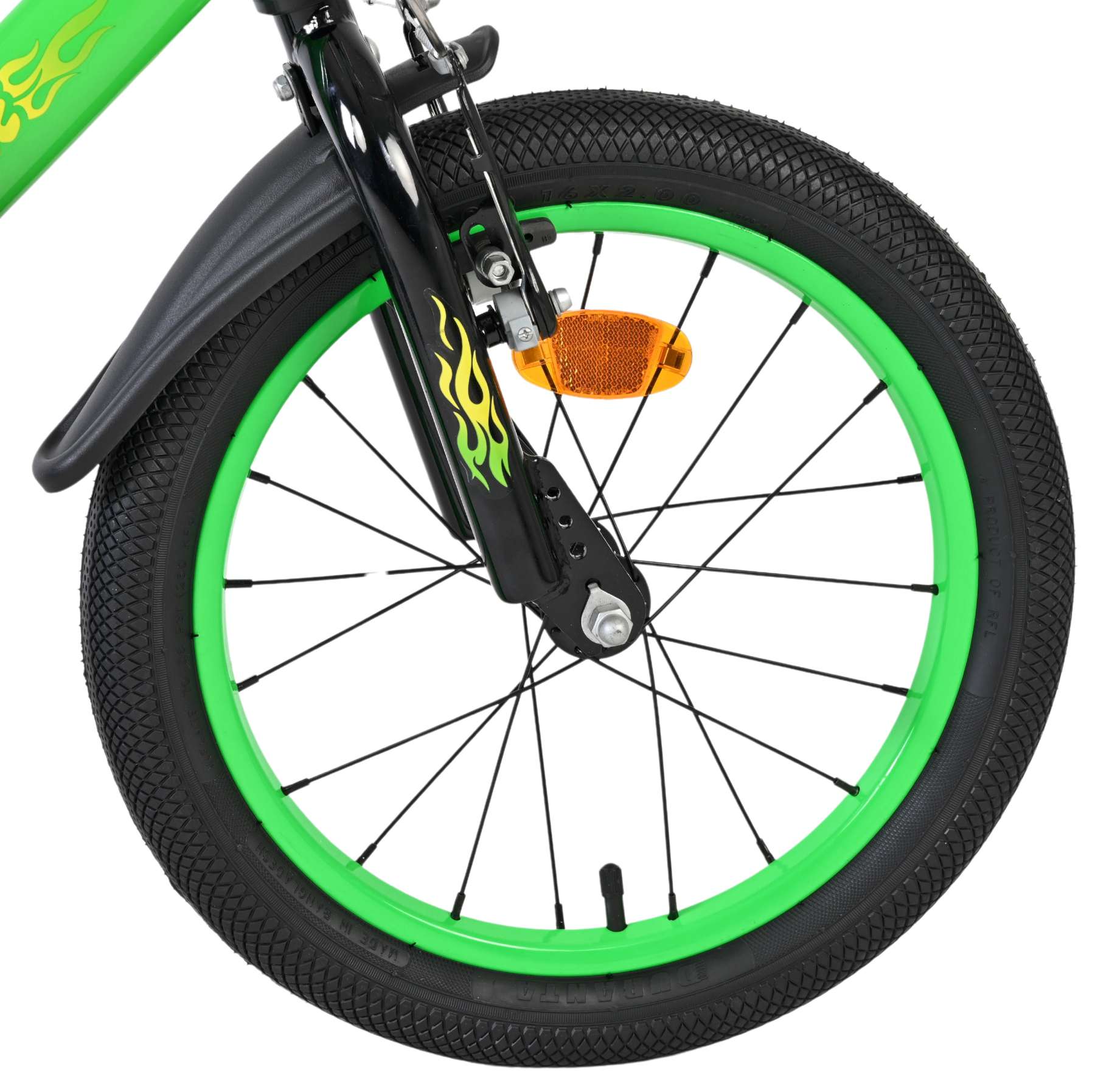 Volare Strike Kinderfiets - Jongens - 16 inch - Zwart Groen 3 Volare Strike Kinderfiets - Jongens - 16 inch - Zwart Groen - Afbeelding 3