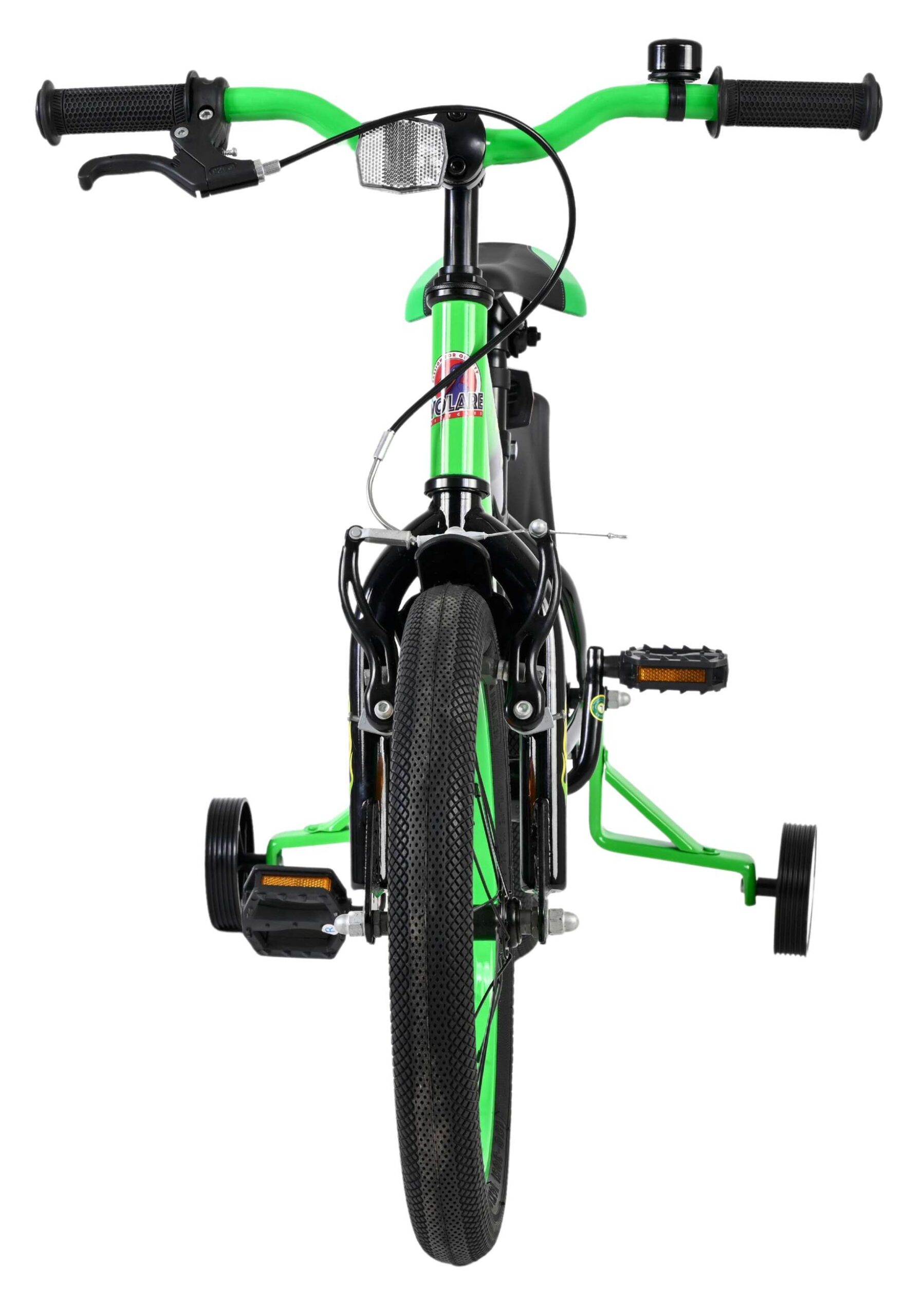 Volare Strike Kinderfiets - Jongens - 16 inch - Zwart Groen 6 Volare Strike Kinderfiets - Jongens - 16 inch - Zwart Groen - Afbeelding 6