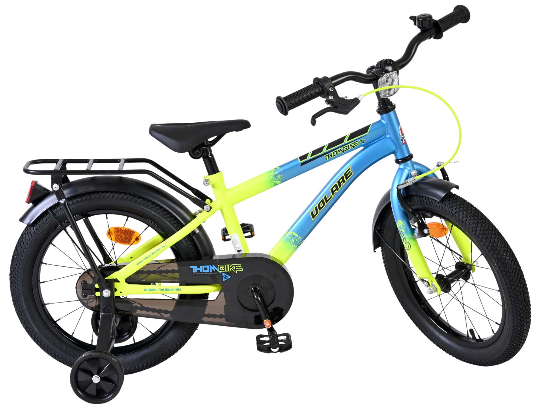 Volare Thombike Kinderfiets - Jongens - 16 inch - Blauw Geel 10 Volare Thombike Kinderfiets - Jongens - 16 inch - Blauw Geel - Afbeelding 10